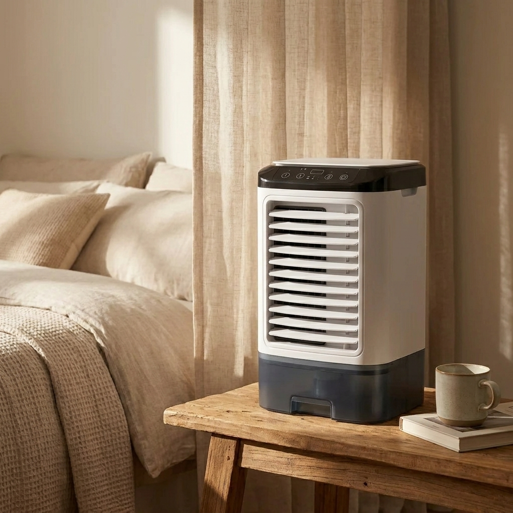 Climatiseur Portable Compact à 3 Vitesses avec Refroidissement par Ultrasons