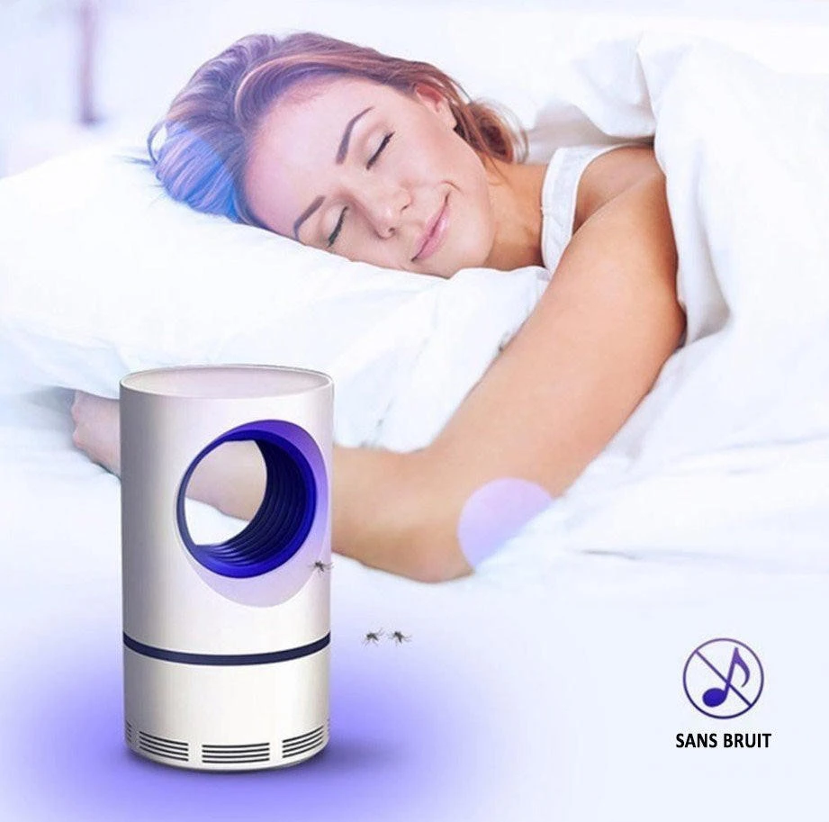 Tichý UV lapač komárů s odsávacím ventilátorem a USB napájením