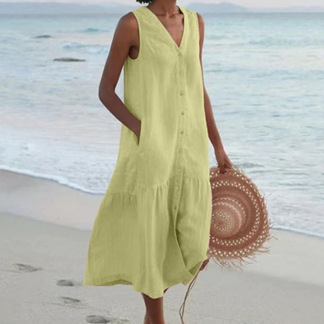 Robe d'Été en Lin
