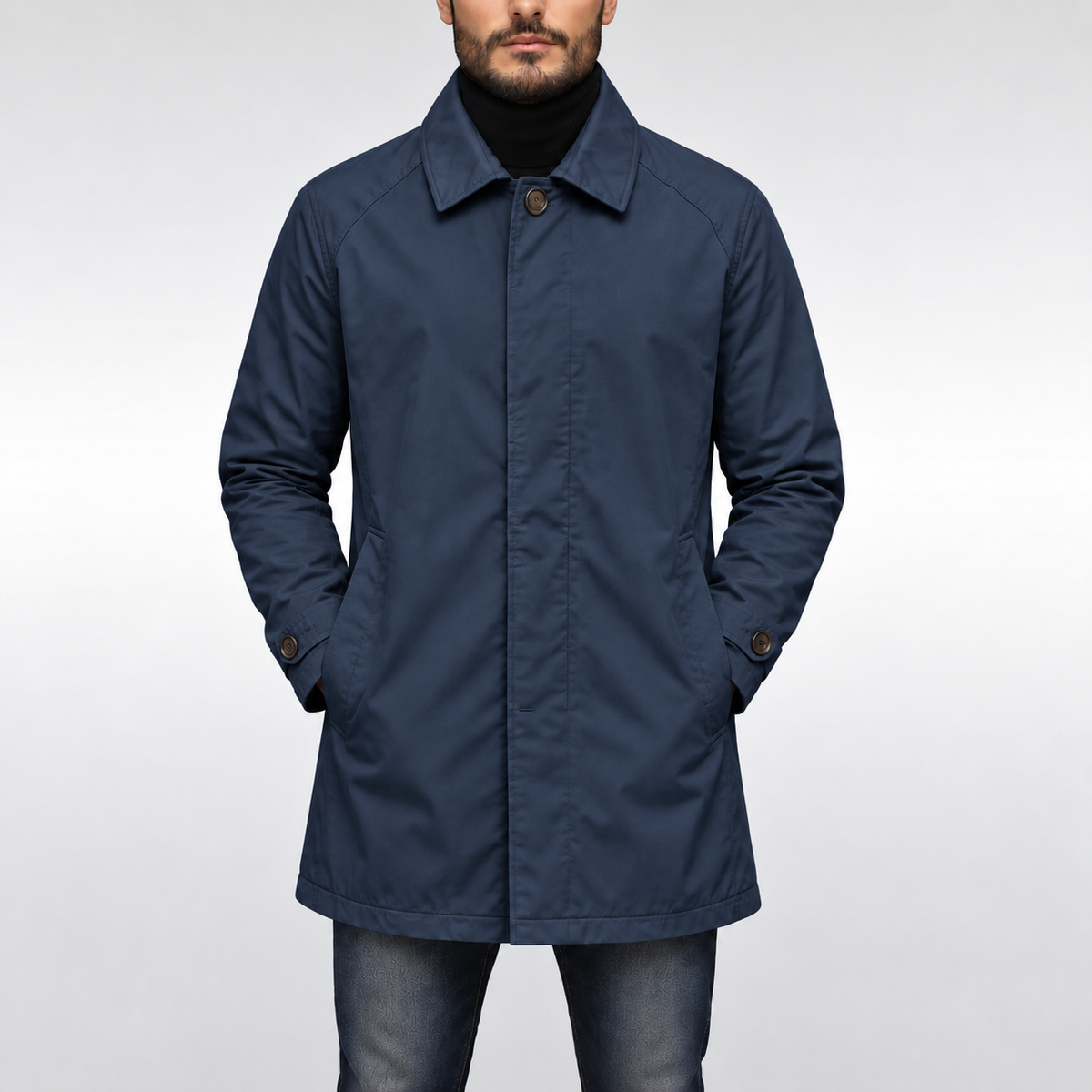 Manteau Homme – Résistant aux Intempéries, Doublure Matelassée & Coupe Ajustée
