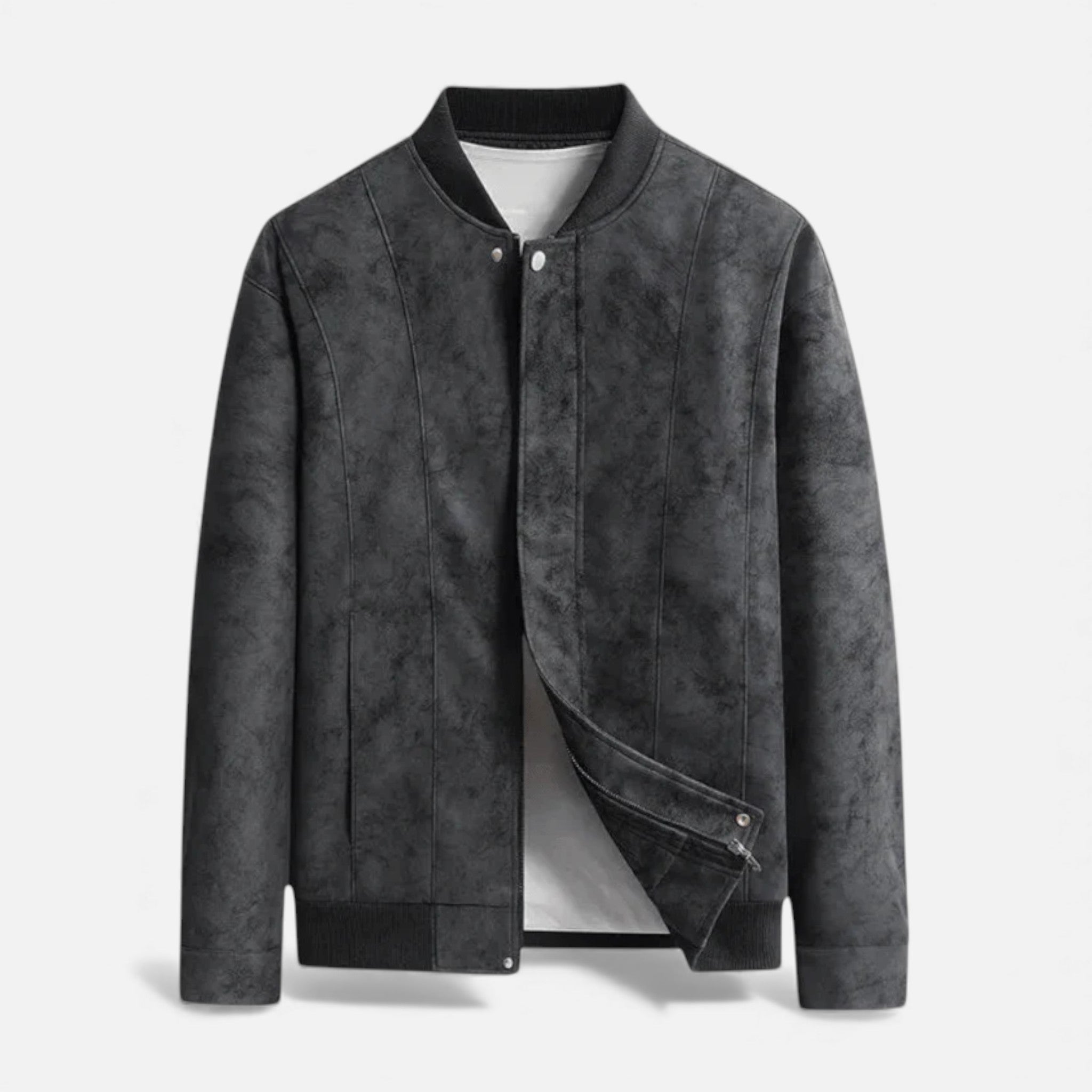 Ancienne Monde | Blouson Homme en Daim Style Bombardier