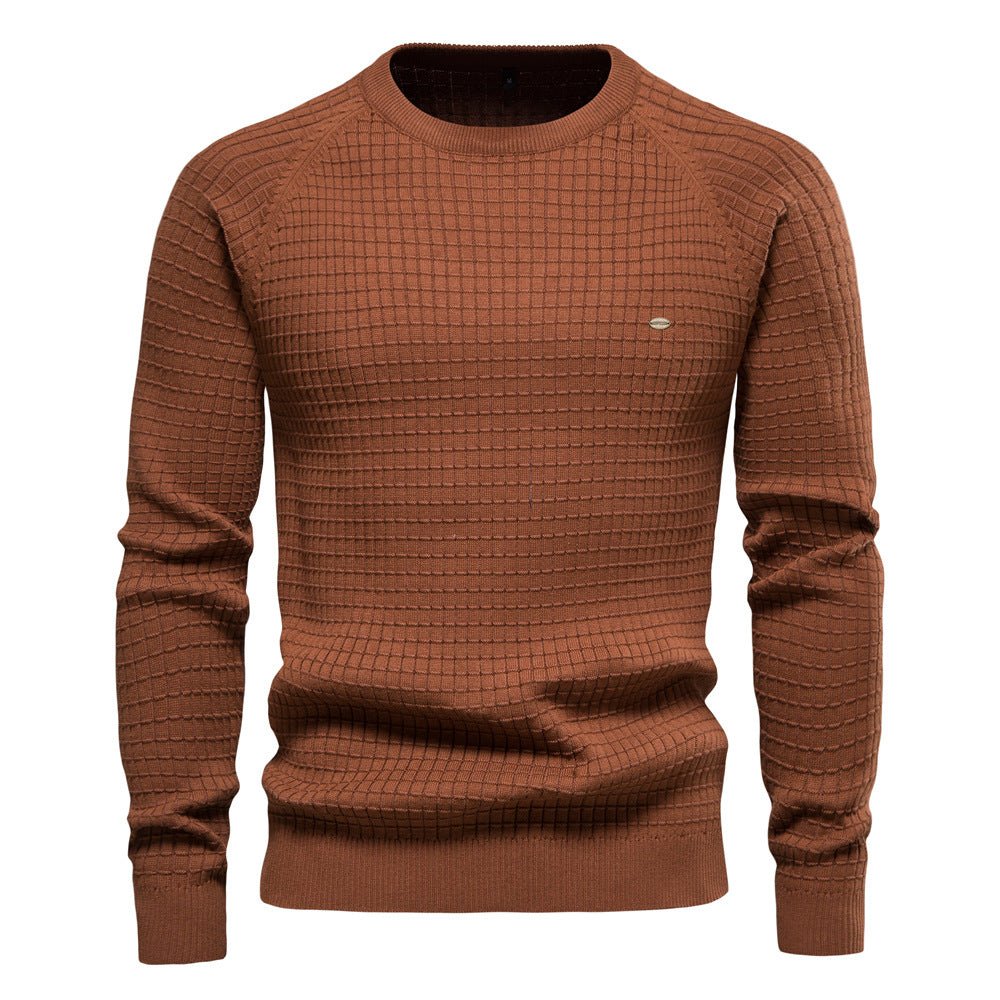 Jersey texturizado para hombre: mangas largas y corte favorecedor atemporal