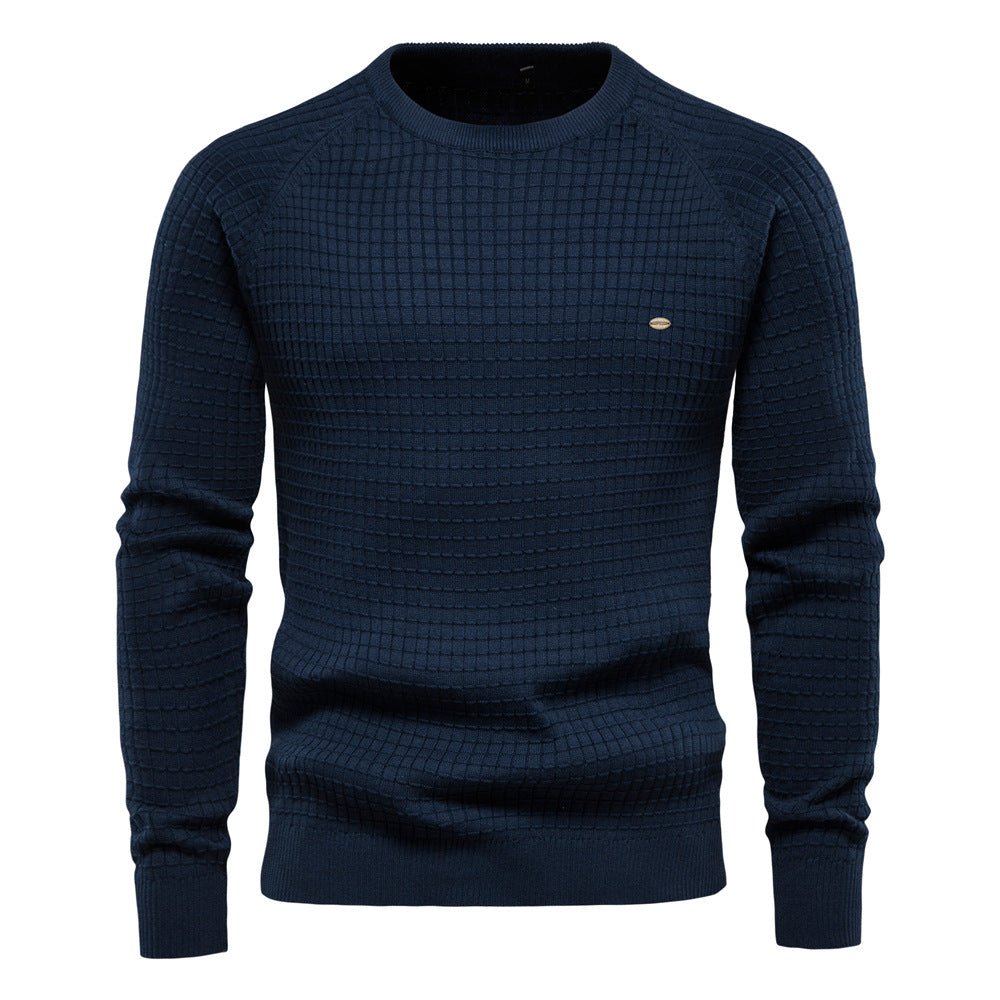 Jersey texturizado para hombre: mangas largas y corte favorecedor atemporal
