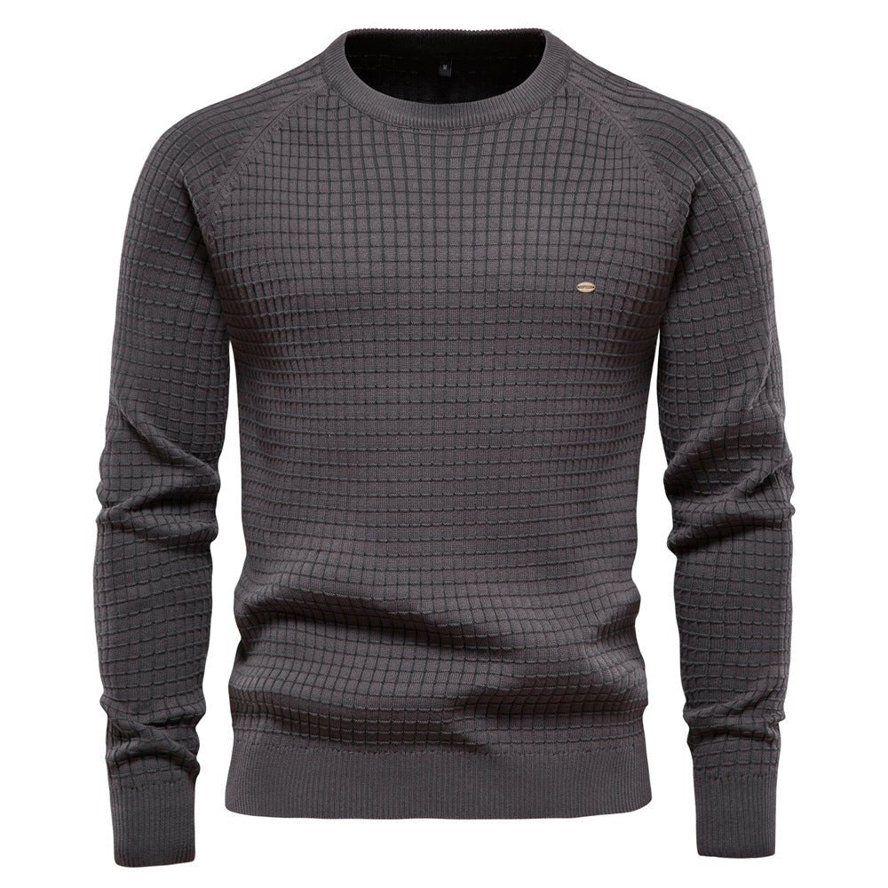 Jersey texturizado para hombre: mangas largas y corte favorecedor atemporal