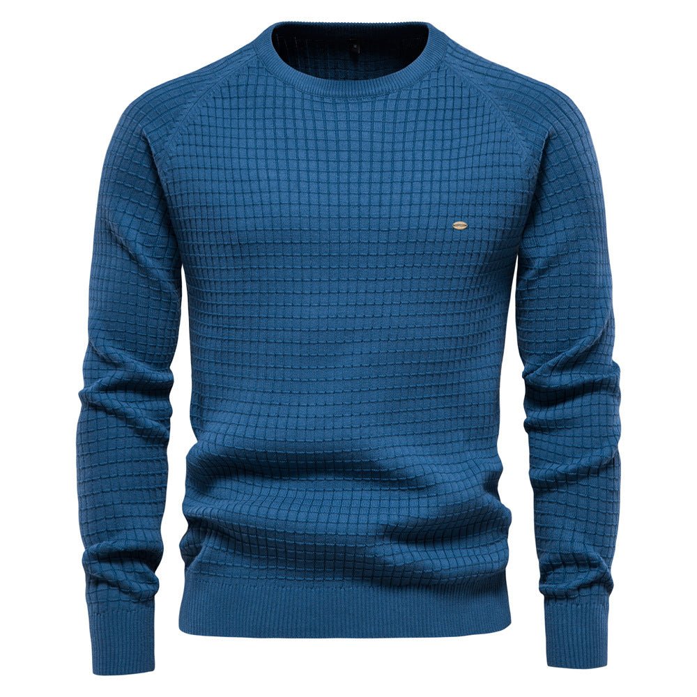 Jersey texturizado para hombre: mangas largas y corte favorecedor atemporal
