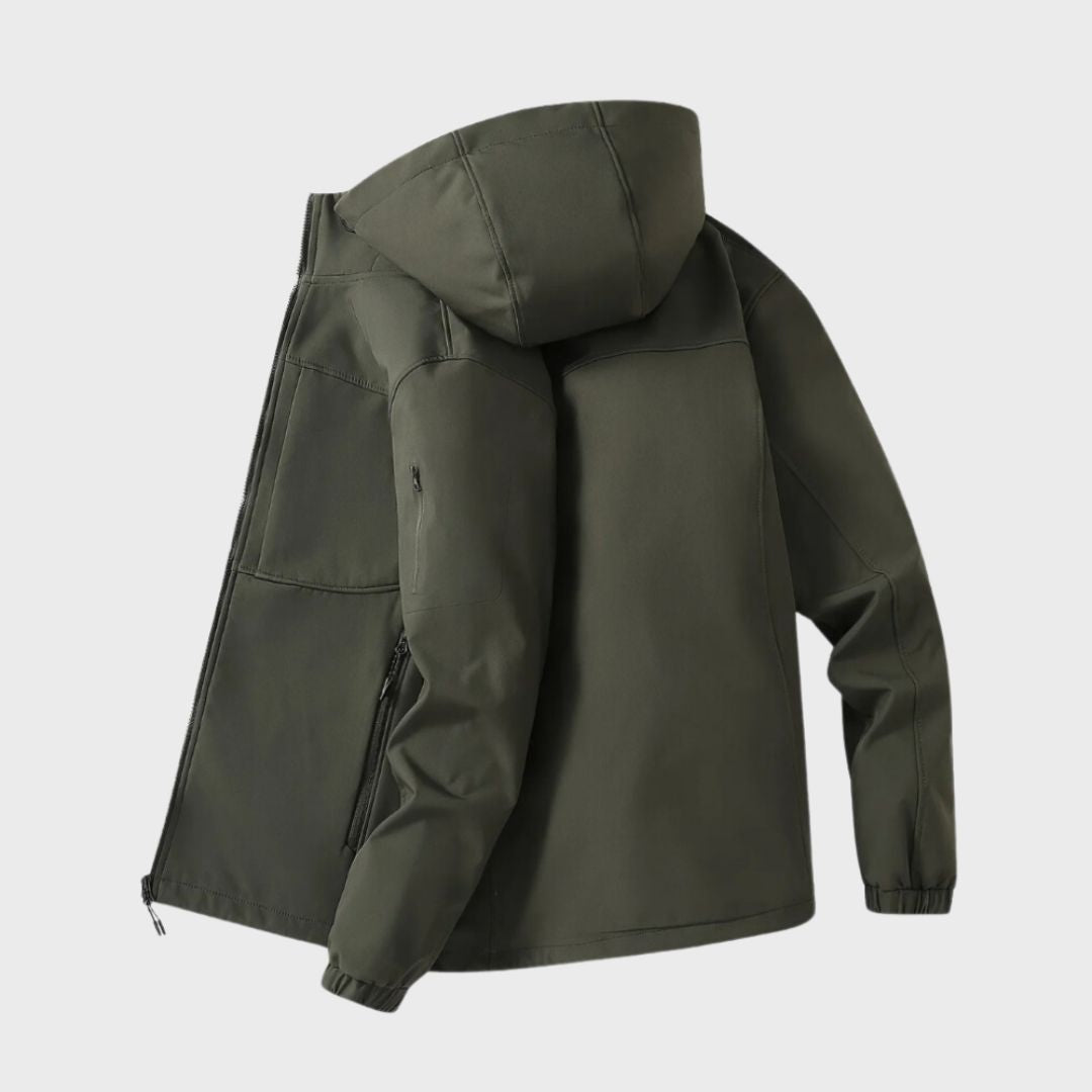 Veste Softshell Homme – Coupe Ergonomique Poches à Fermeture Design Urbain