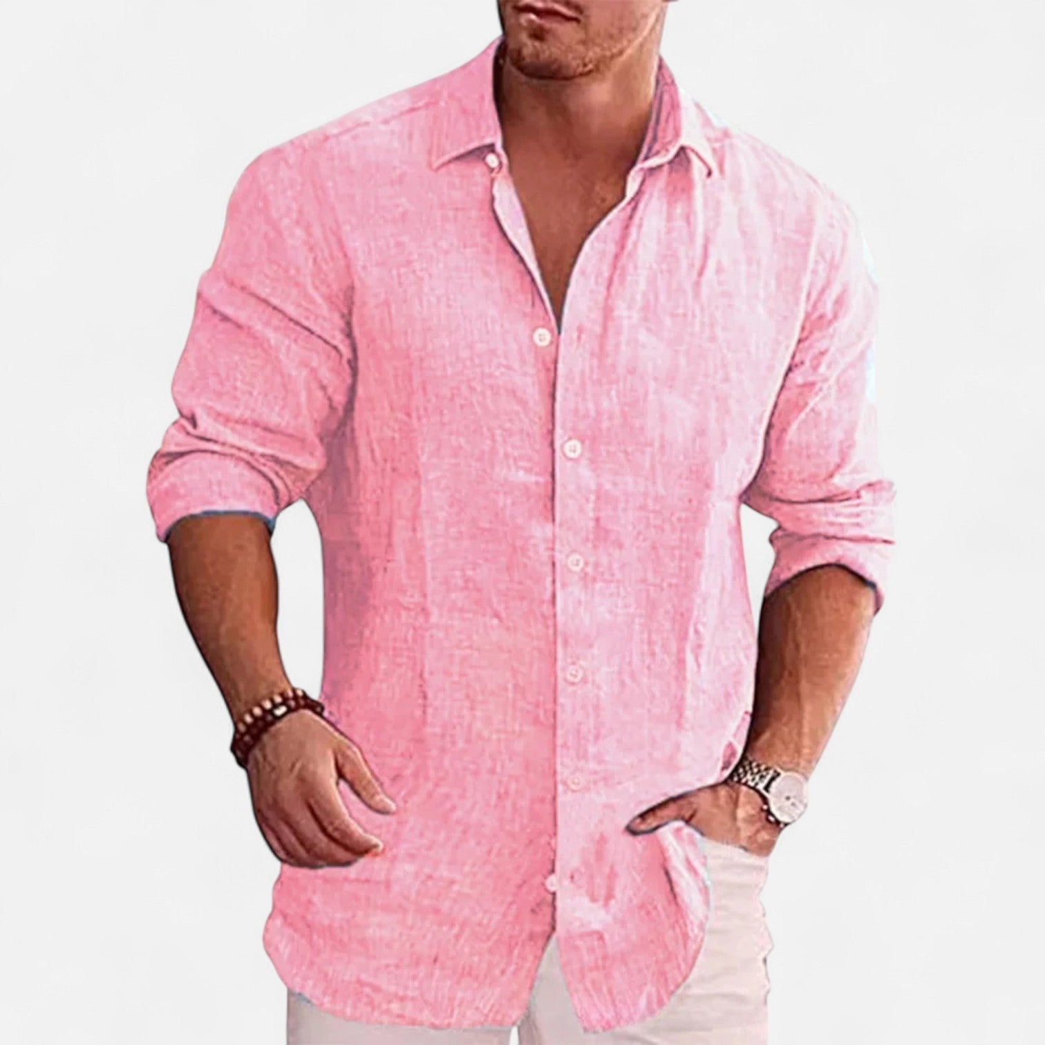 Ancienne Monde | Chemise en Lin pour Homme – Élégance Respirante, Indispensable Estival