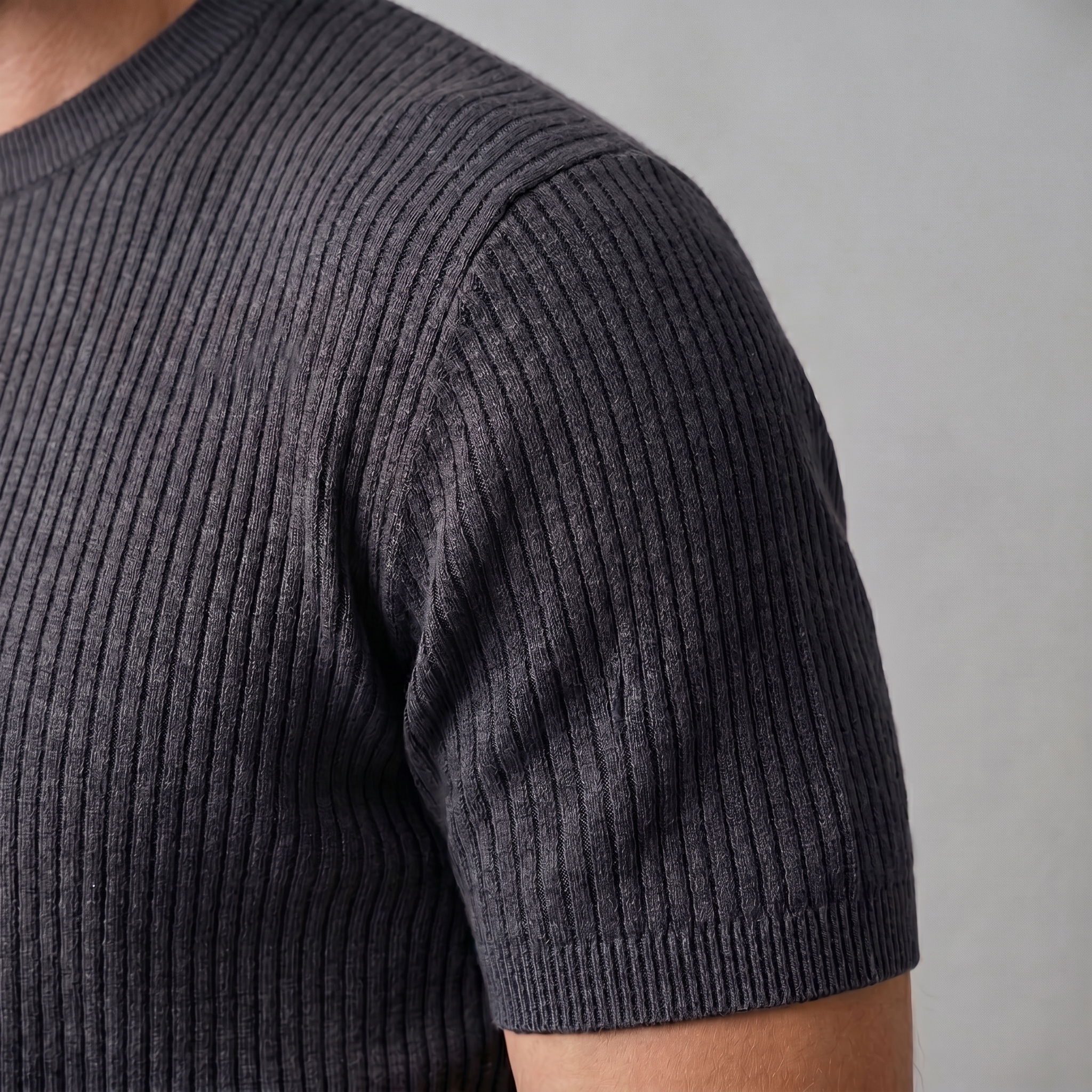 Ανδρικό T-shirt από πλεκτό ύφασμα