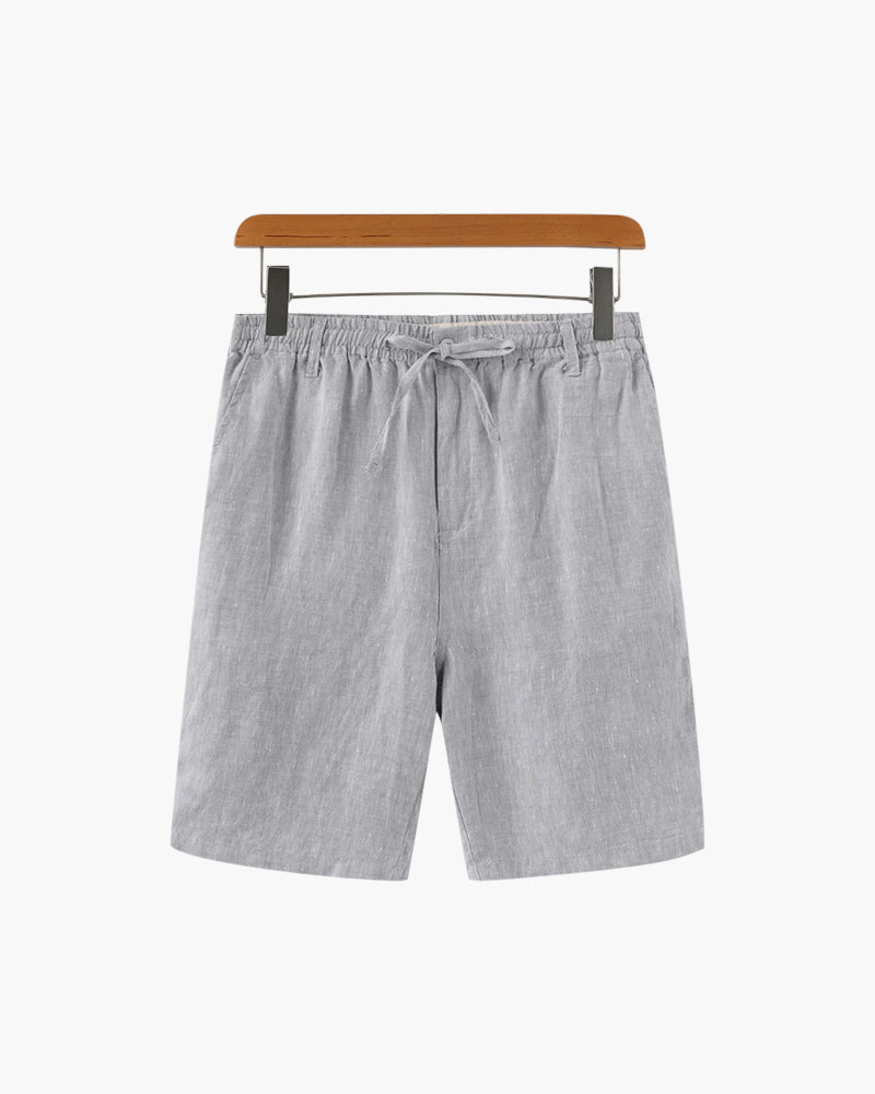 Short Homme En Lin Décontracté