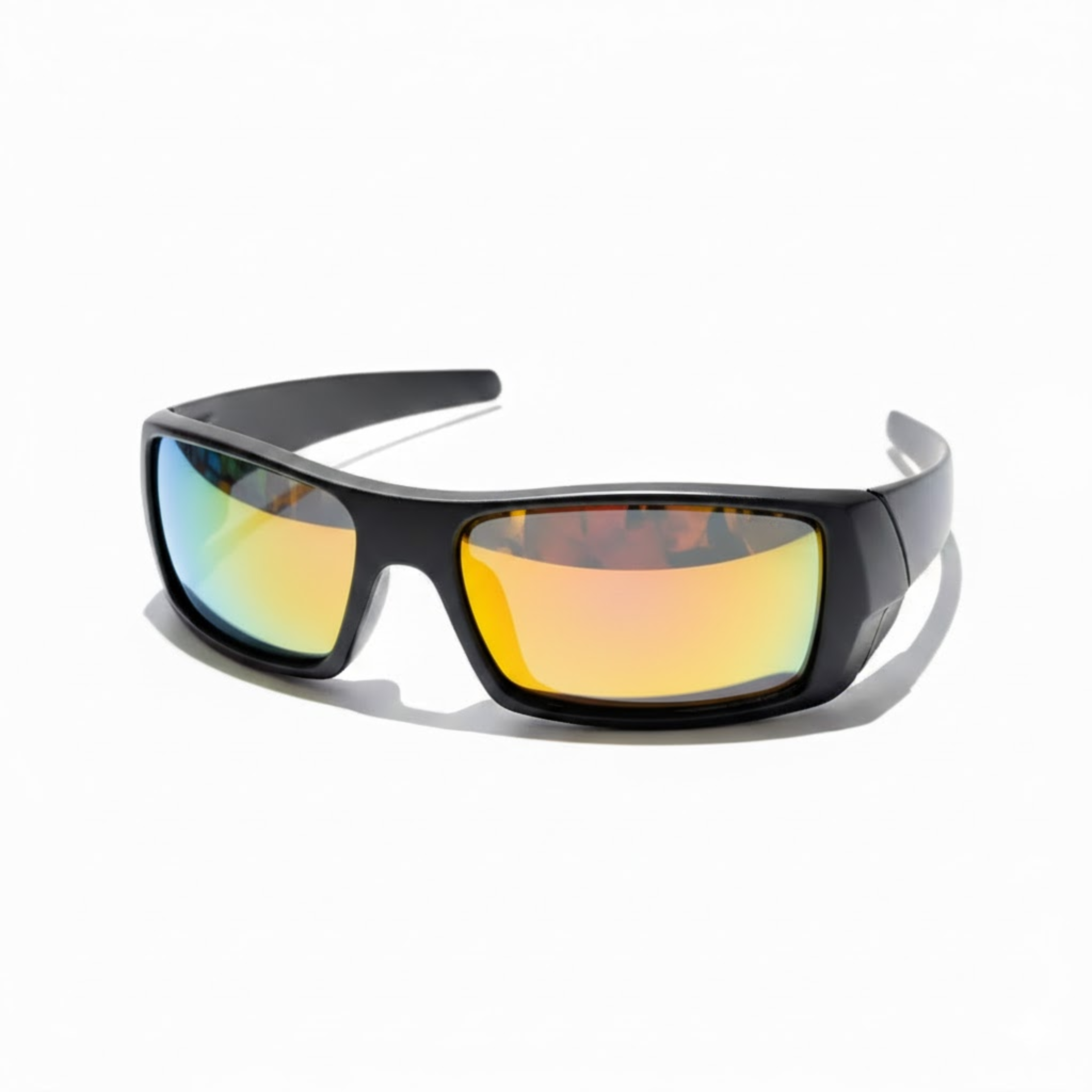 Lunettes de soleil de sport enveloppantes monture polycarbonate protection UV