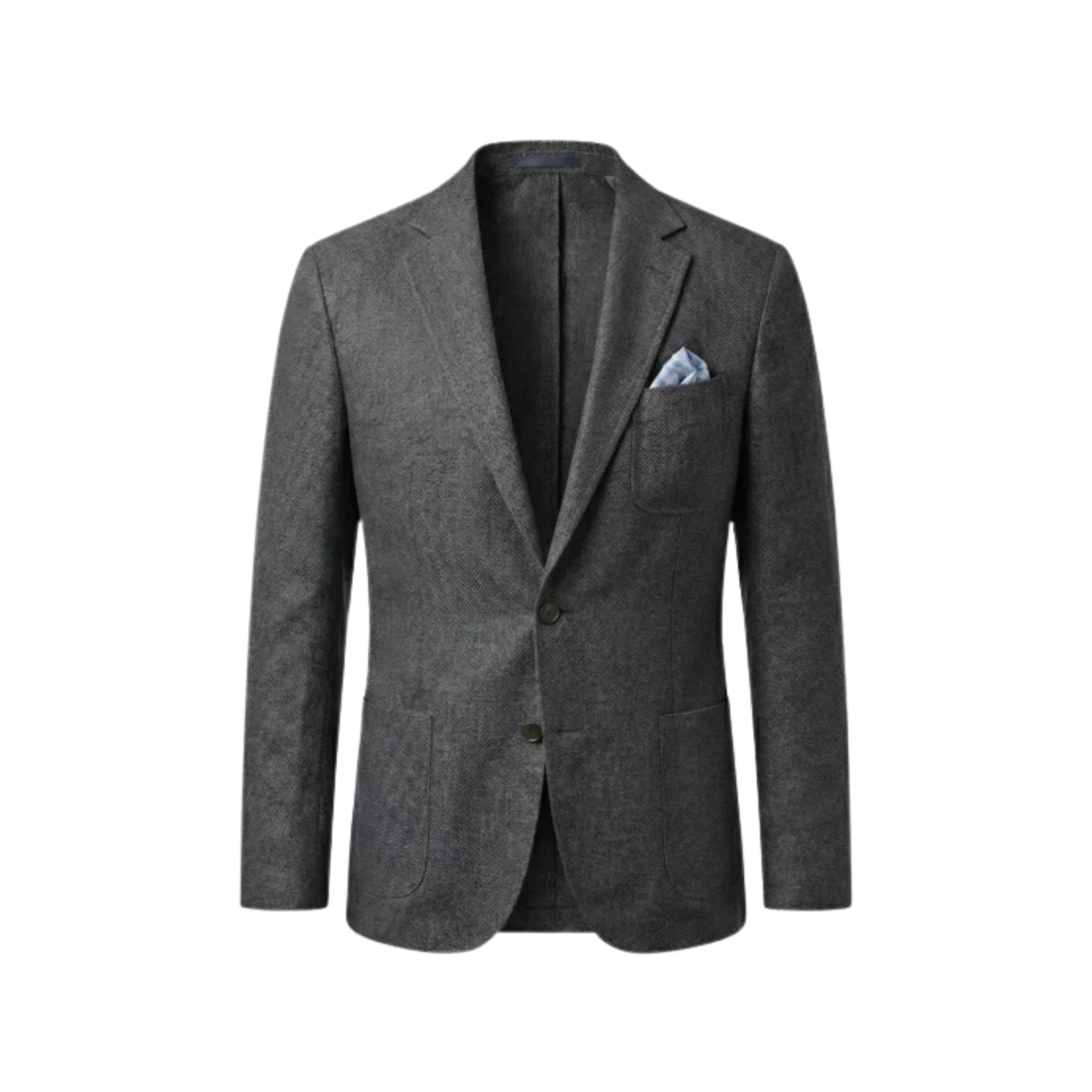 Pánské lněné sako blazer — volný střih — do kanceláře i na každý den