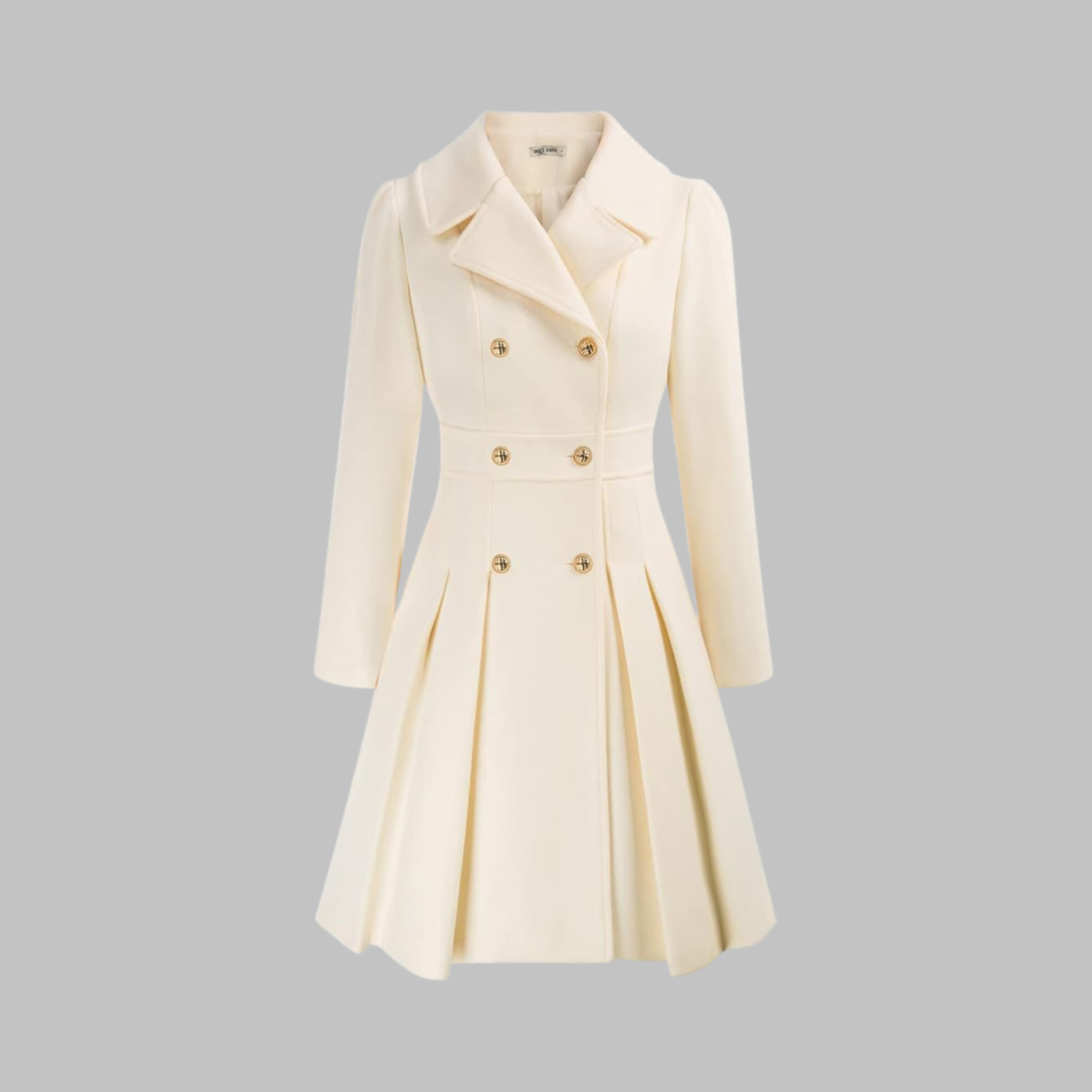 Women's Double-Breasted Coat – Classic Cut and Timeless Elegance