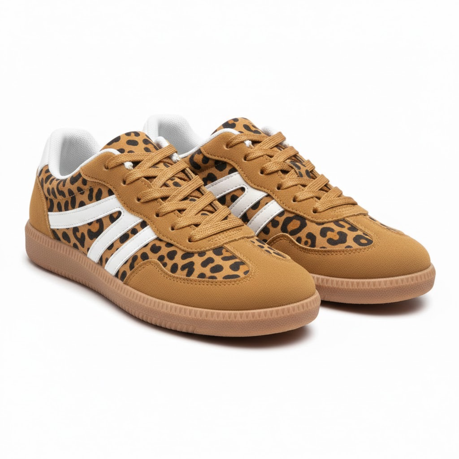 Baskets de ville pour femme à semelle plate et lacets chaussures de marche confort
