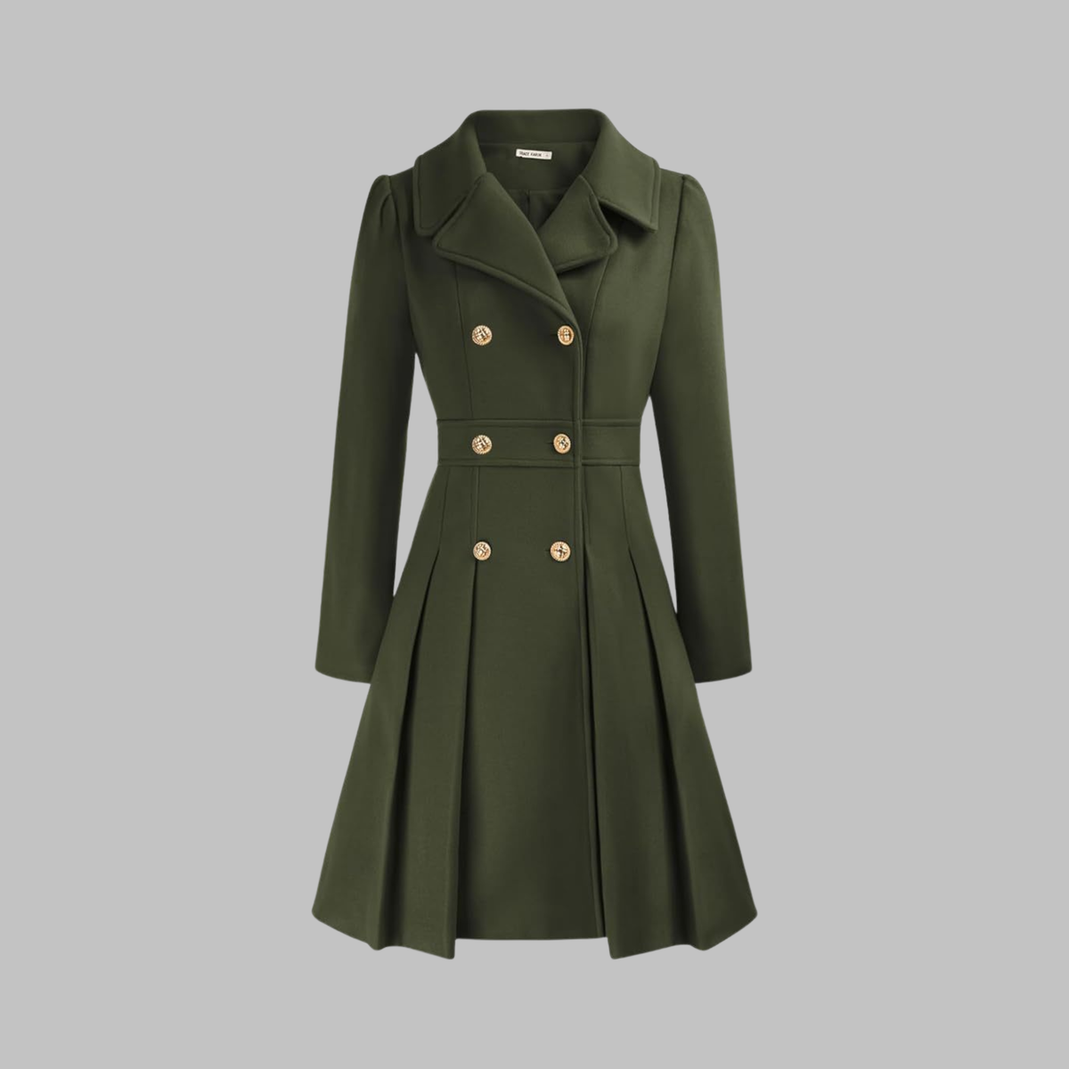 Women's Double-Breasted Coat – Classic Cut and Timeless Elegance
