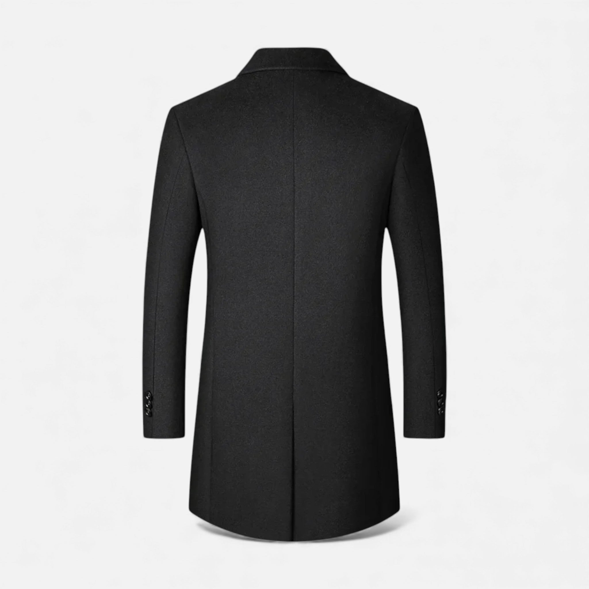 Ancienne Monde | Trench Long Homme en Laine Mélangée