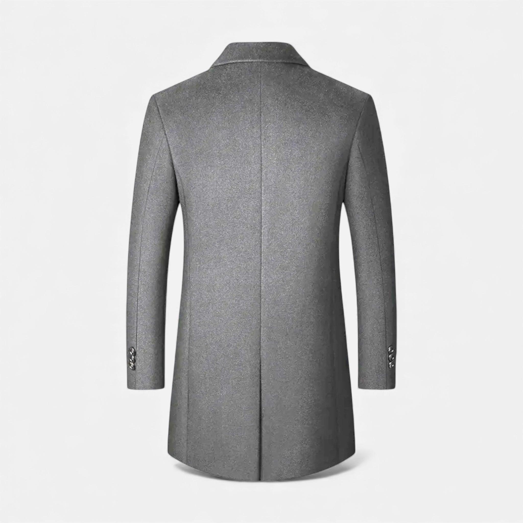 Ancienne Monde | Trench Long Homme en Laine Mélangée