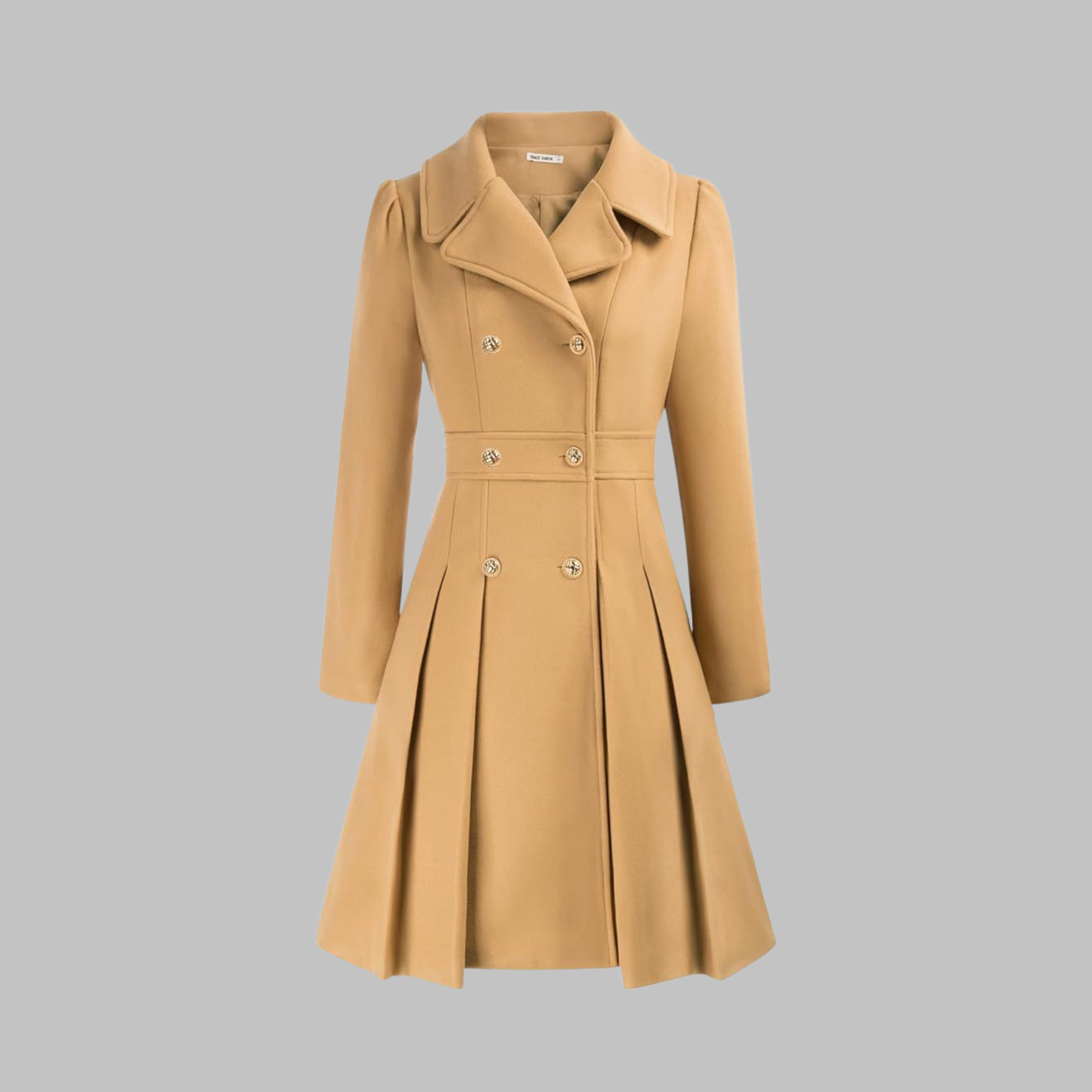 Women's Double-Breasted Coat – Classic Cut and Timeless Elegance