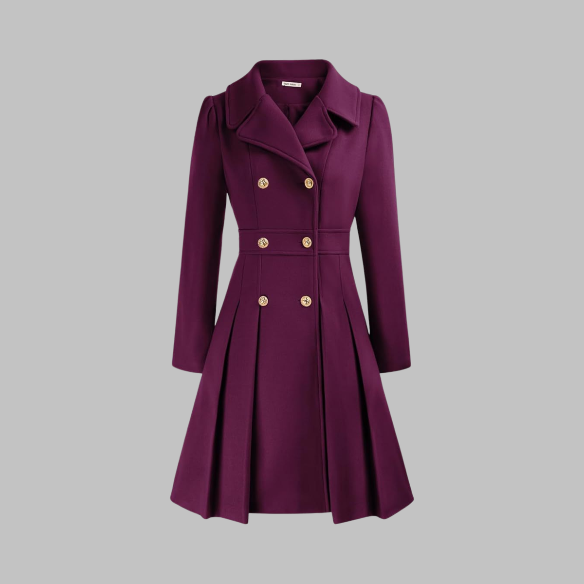 Women's Double-Breasted Coat – Classic Cut and Timeless Elegance