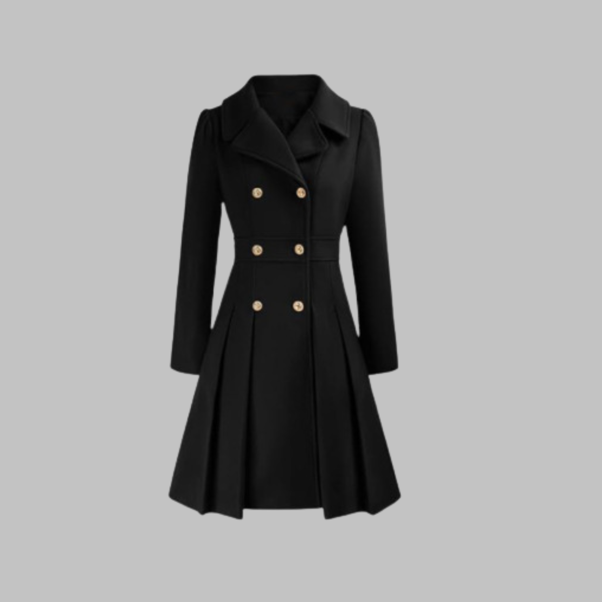 Women's Double-Breasted Coat – Classic Cut and Timeless Elegance
