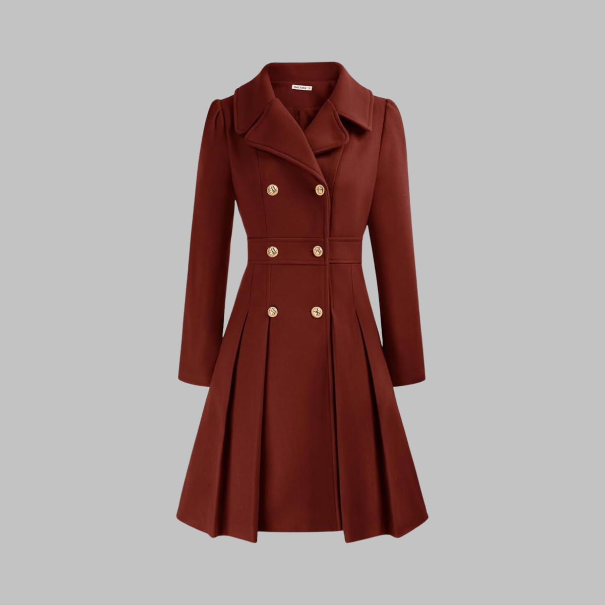 Women's Double-Breasted Coat – Classic Cut and Timeless Elegance