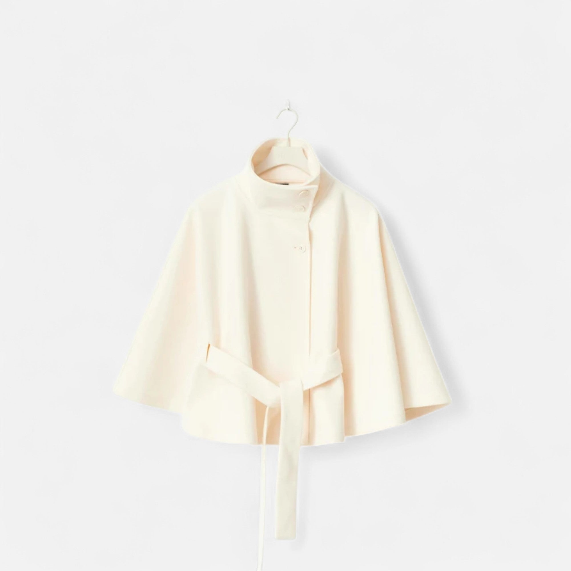 Ancienne Monde | Vintage High Collar Belted Cape for Women