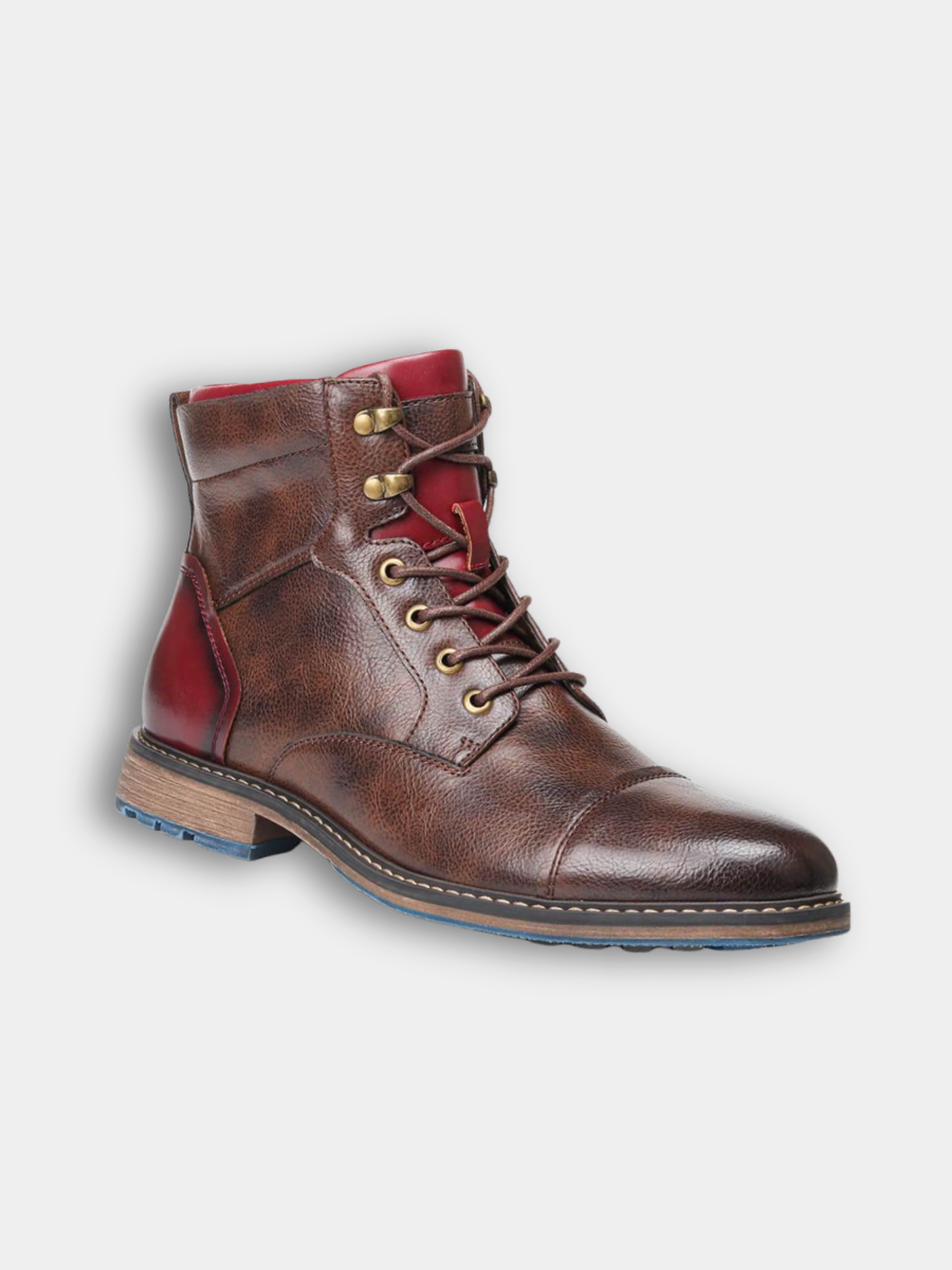 Herren-Lederschuhe – Gepolsterter Komfort, robuste Sohle, zeitloser Stil