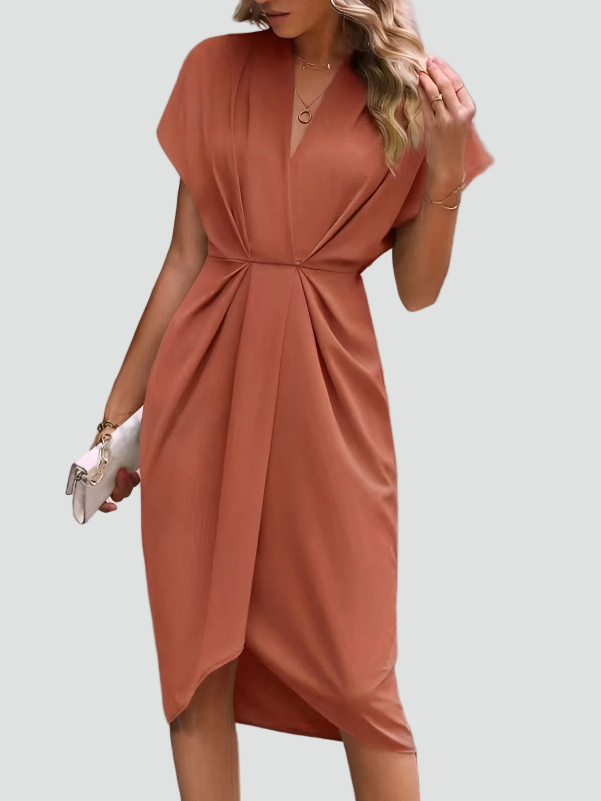Robe Cocktail Midi Ajustée