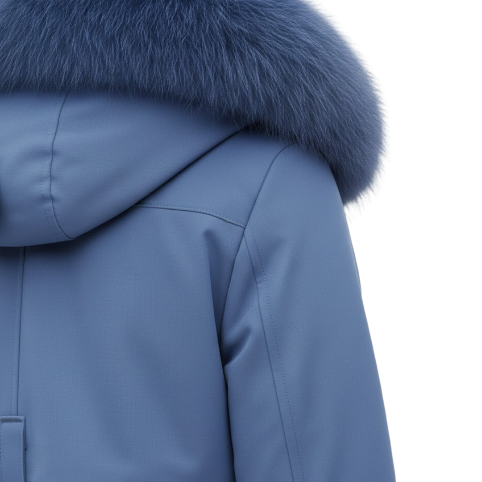 Parka Femme Longue Épaissie et Chaude avec Doublure en Laine et Capuche à Fourrure