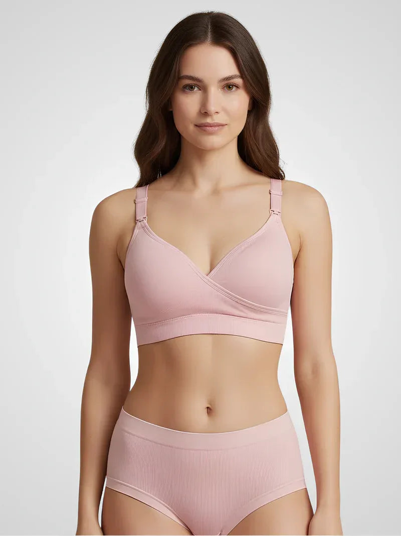Soutien-gorge allaitement croisé sans coutures