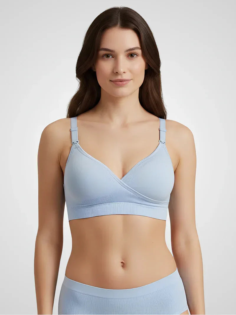 Soutien-gorge allaitement croisé sans coutures