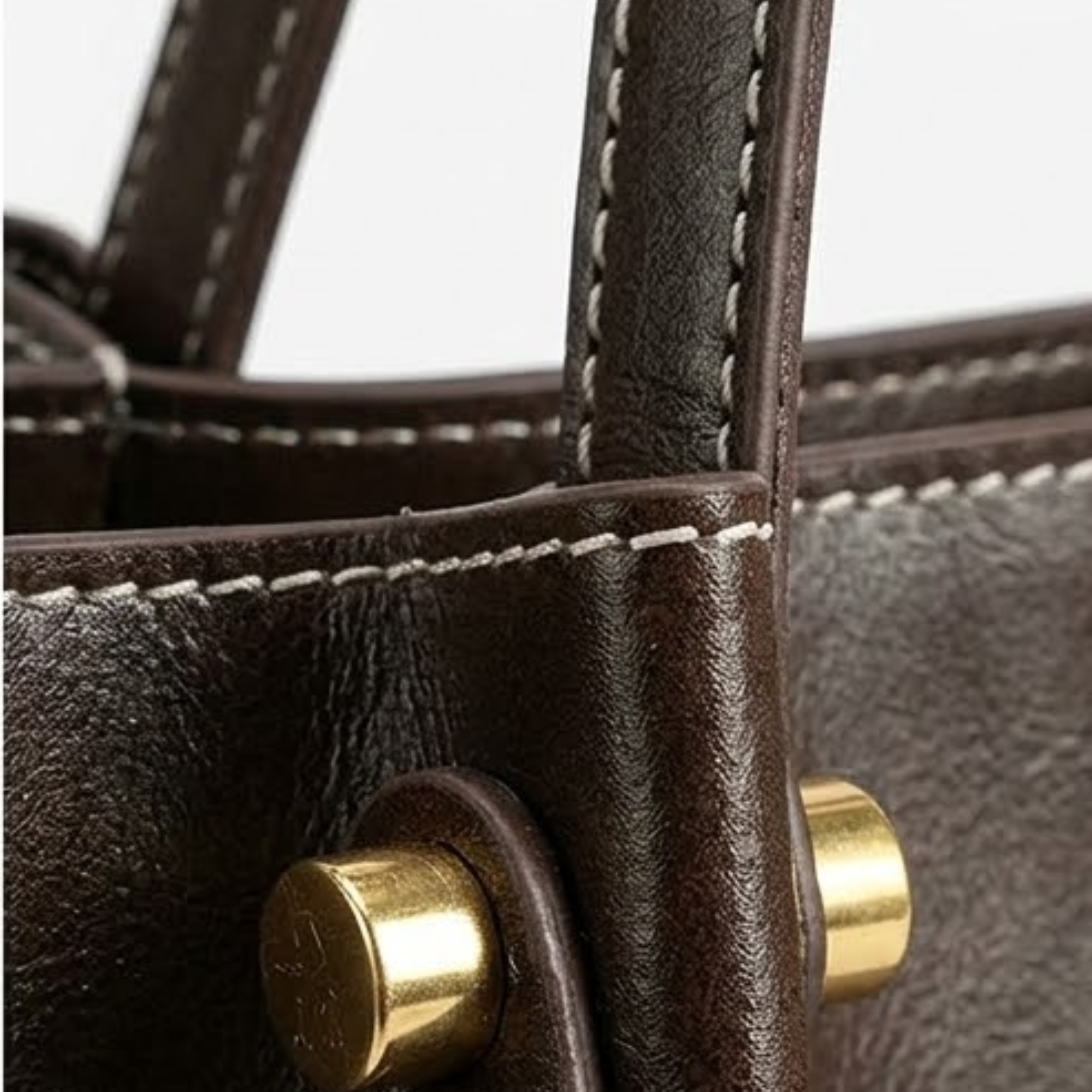 Sac Cabas en Cuir Végétalien avec Fermeture Éclair et Bandoulière pour Femmes