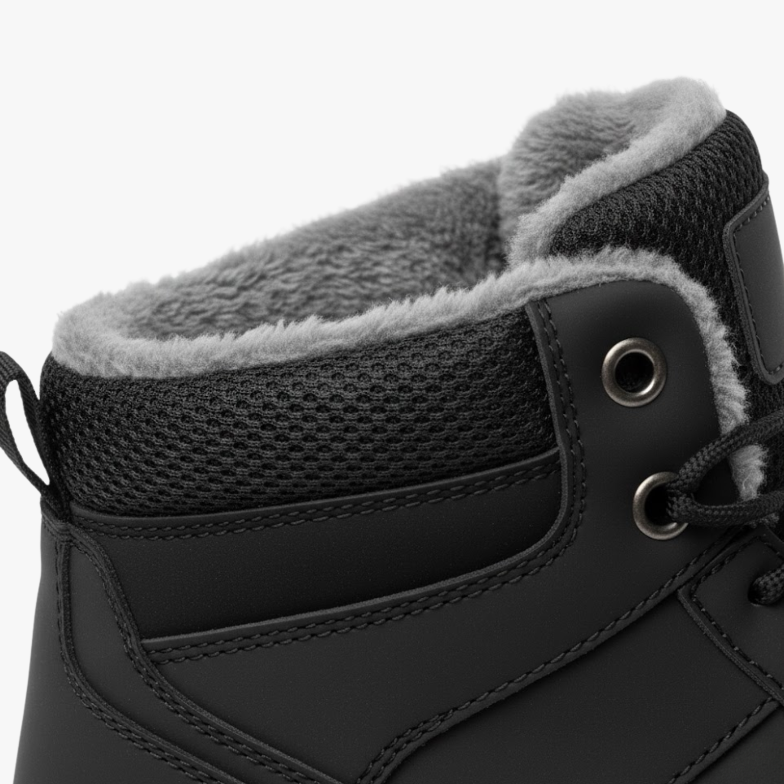 Bottes de Neige Homme – Bottes d’Hiver Chaudes avec Doublure Peluche pour Randonnée
