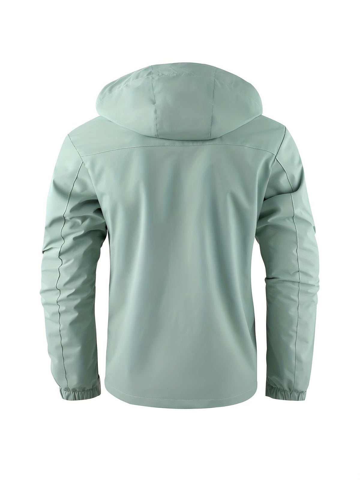 Men's Waterproof Jacket - Adjustable Hood and Breathable Lining