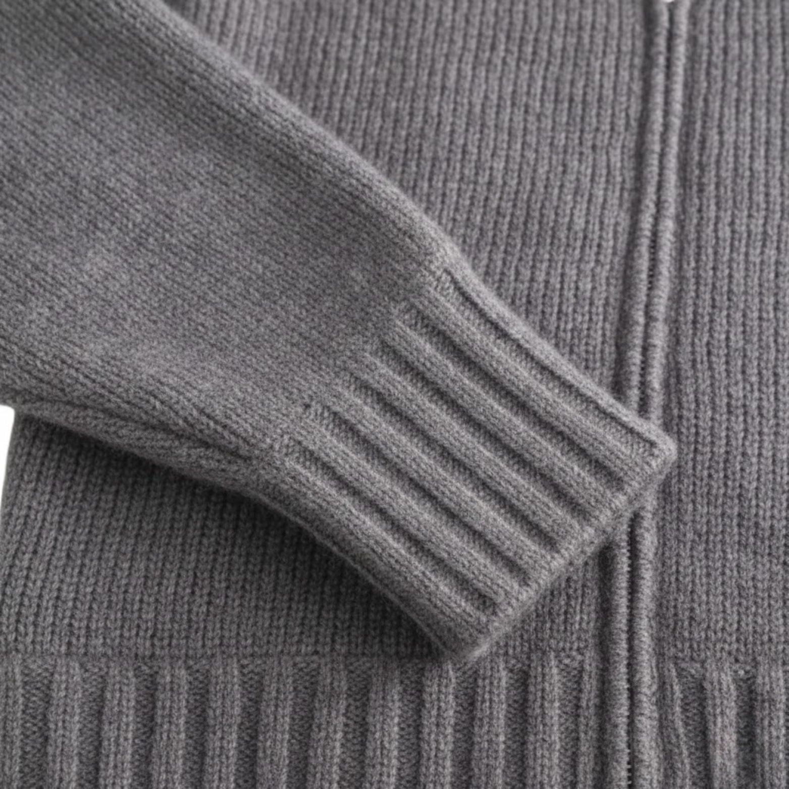 Veste pull en maille zippée pour femme col rond style vintage décontracté