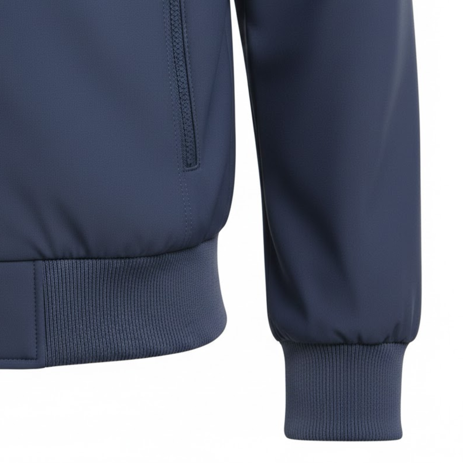 Veste bomber légère pour homme avec col montant et fermeture éclair coupe ajustée