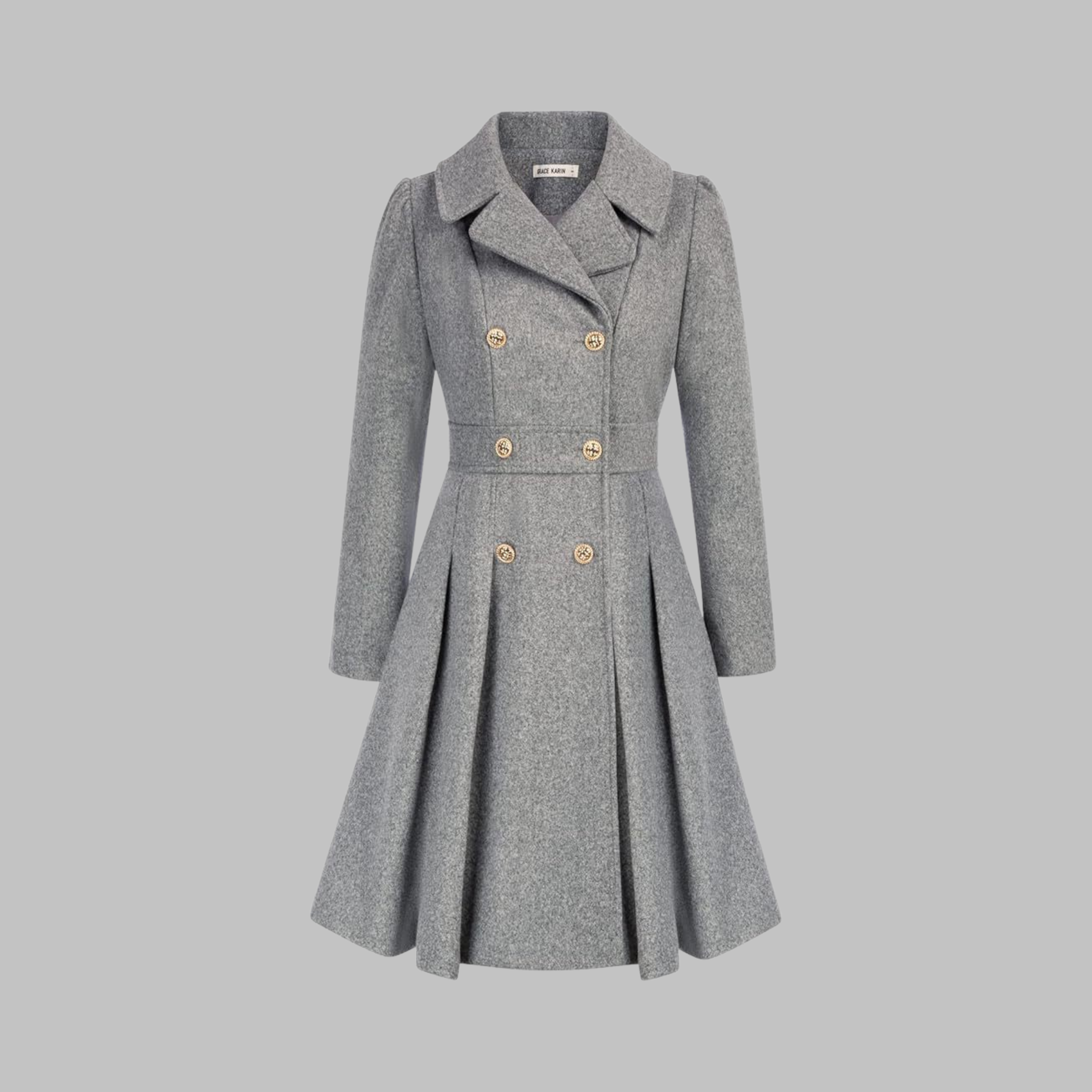 Women's Double-Breasted Coat – Classic Cut and Timeless Elegance
