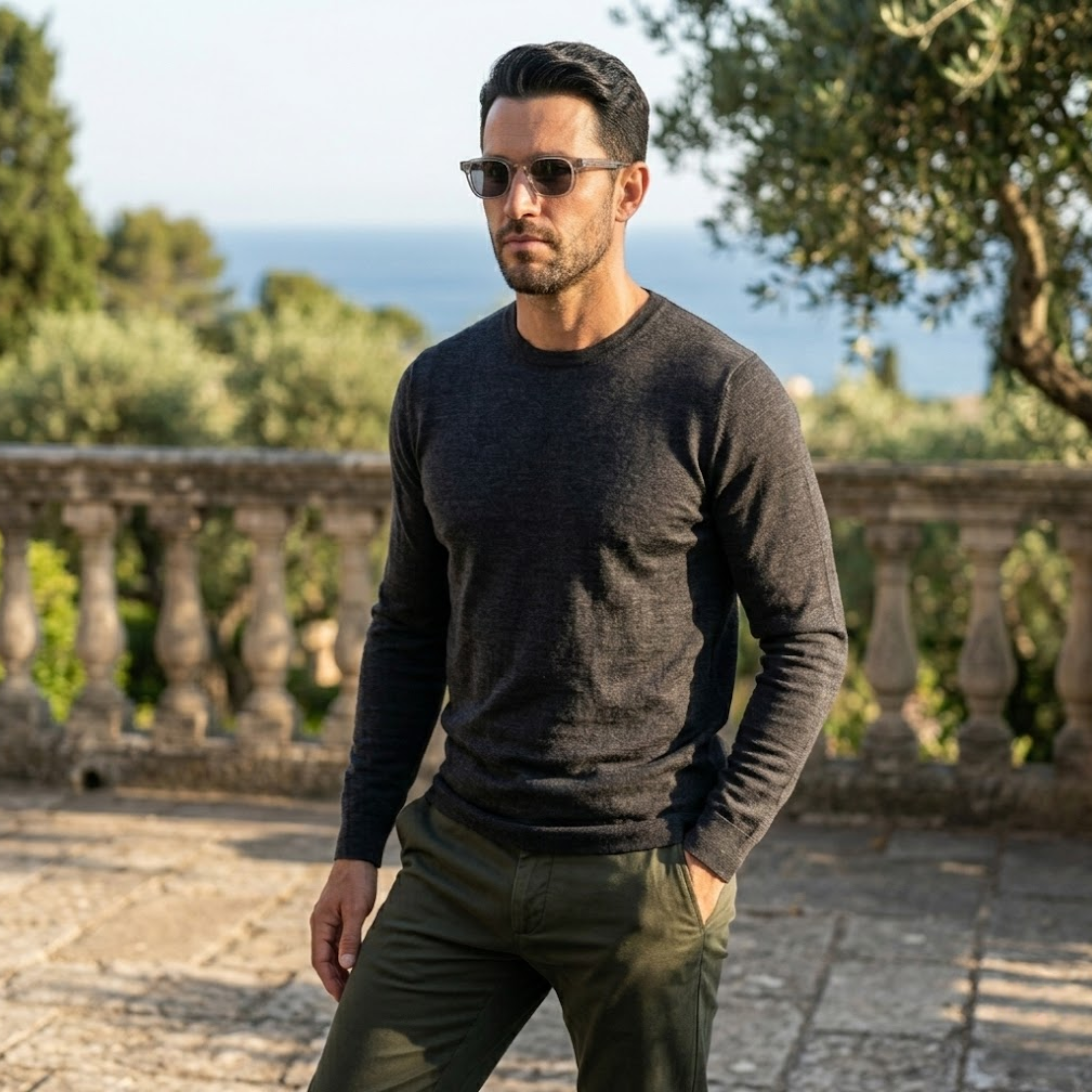 Lunettes de Soleil Rétro Carrées pour Homme et Femme avec Protection UV400
