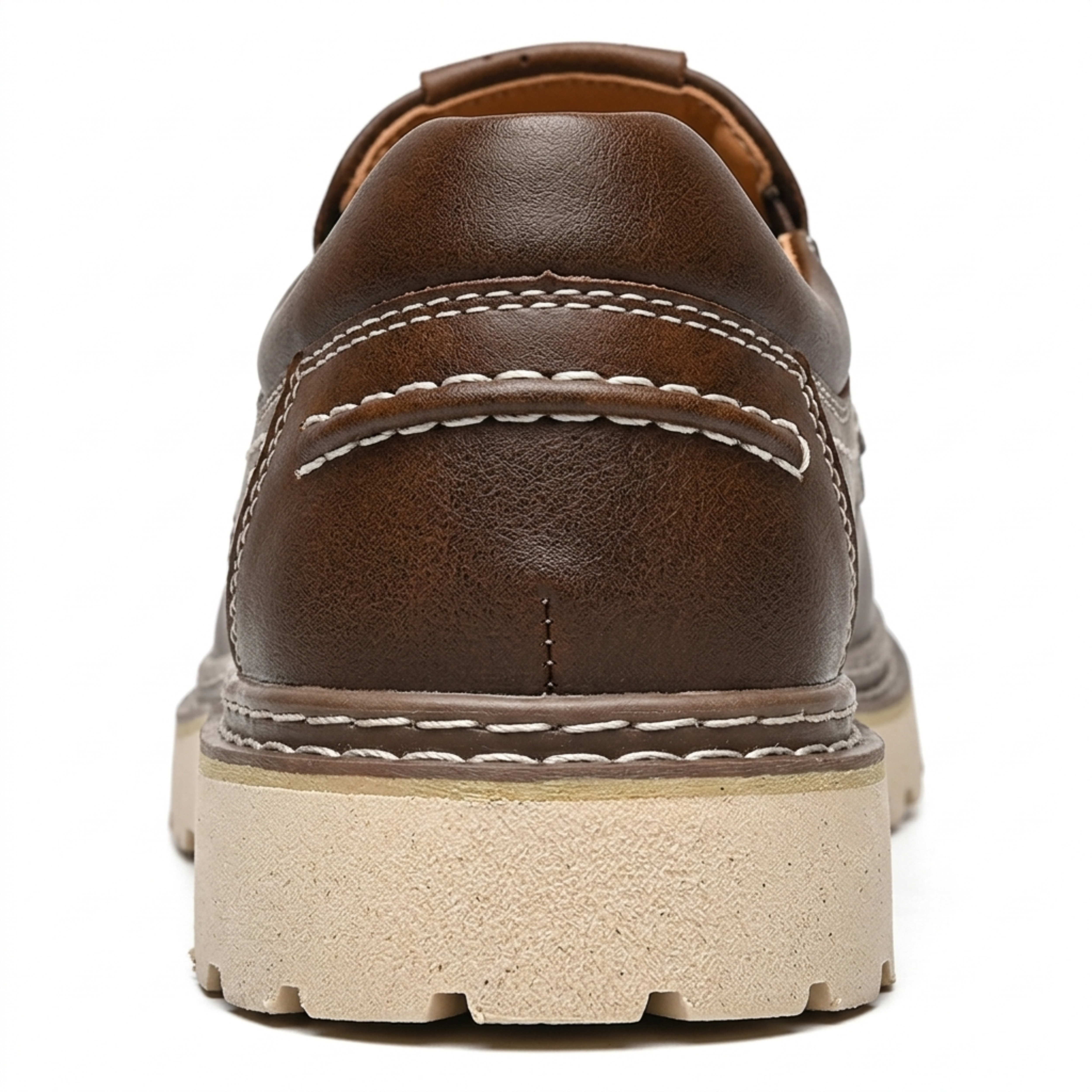 Chaussures cuir sans lacets — semelle robuste et flexible — quotidien