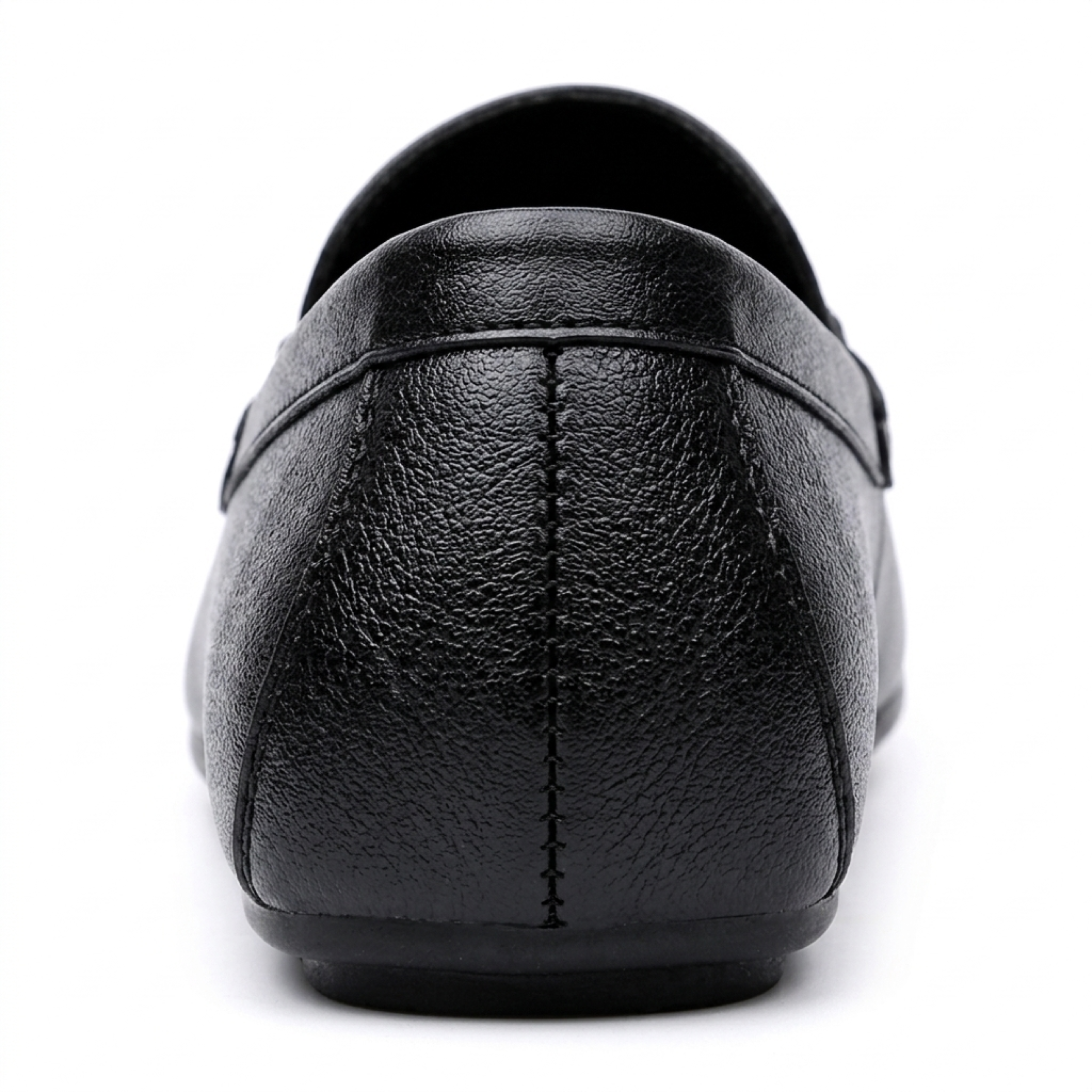 Mocassins cuir véritable — boucle métallique — sorties décontractées