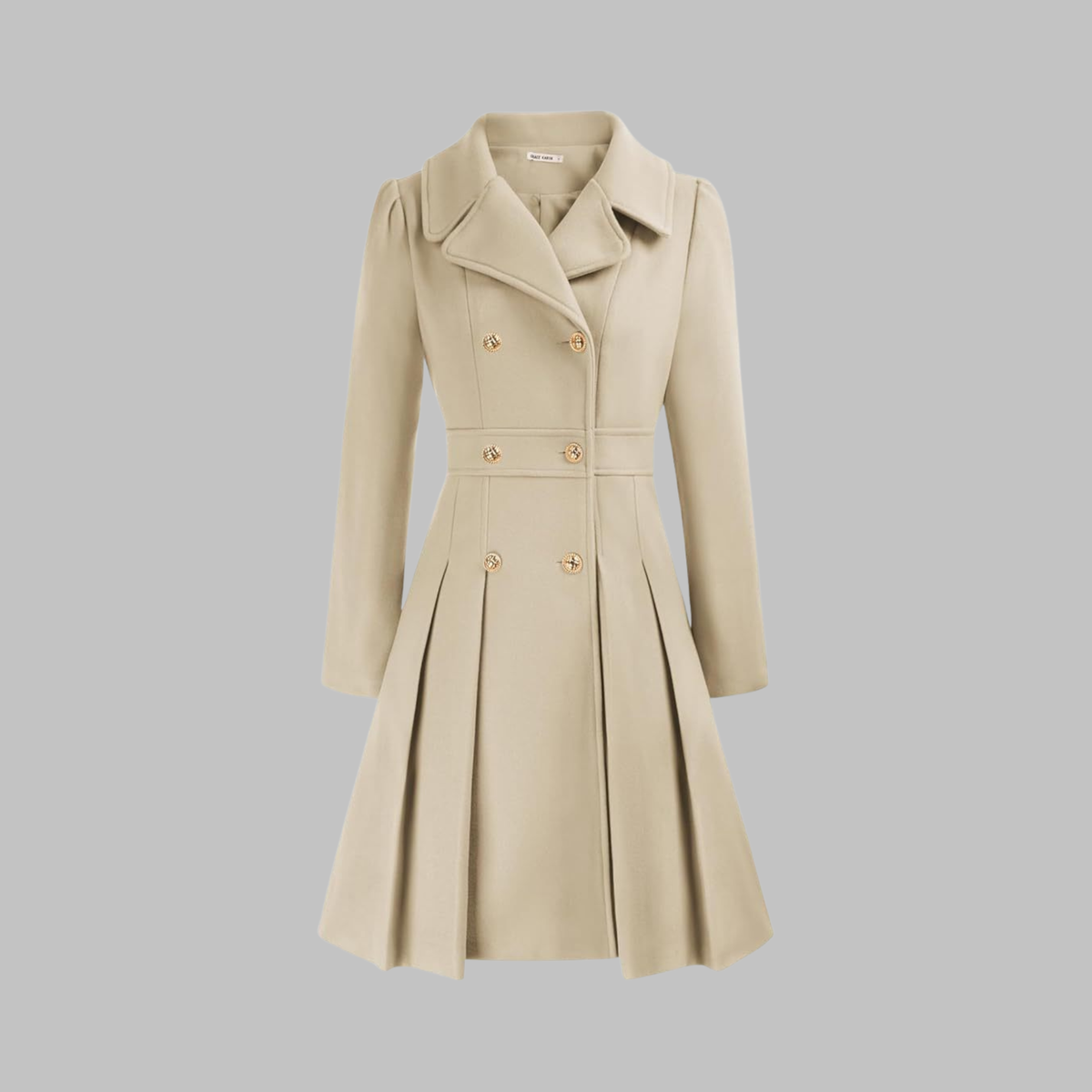 Women's Double-Breasted Coat – Classic Cut and Timeless Elegance