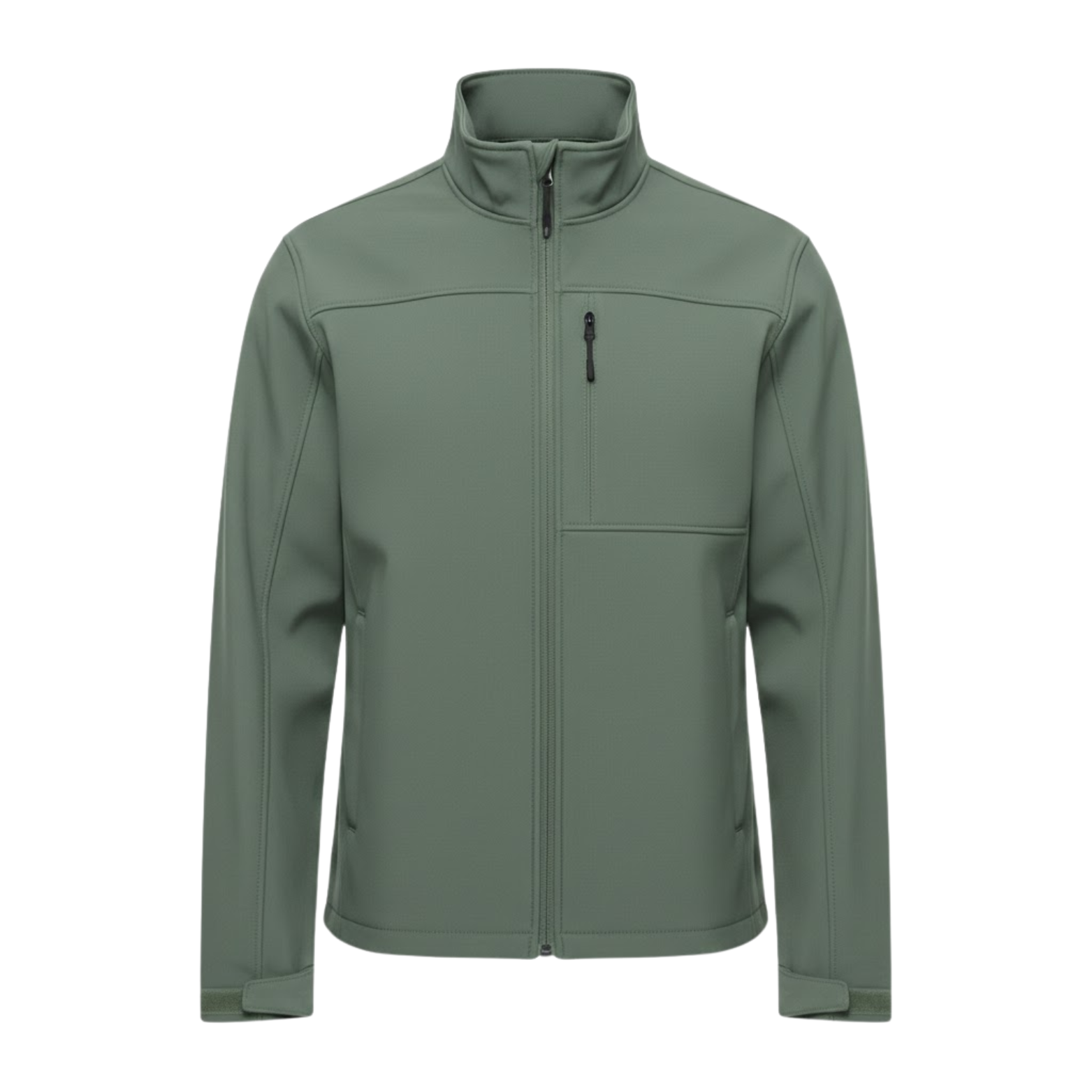 Veste de travail imperméable pour homme avec col montant et fermeture éclair
