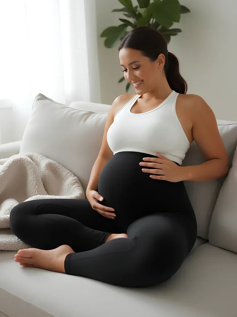 Legging de yoga maternité taille haute
