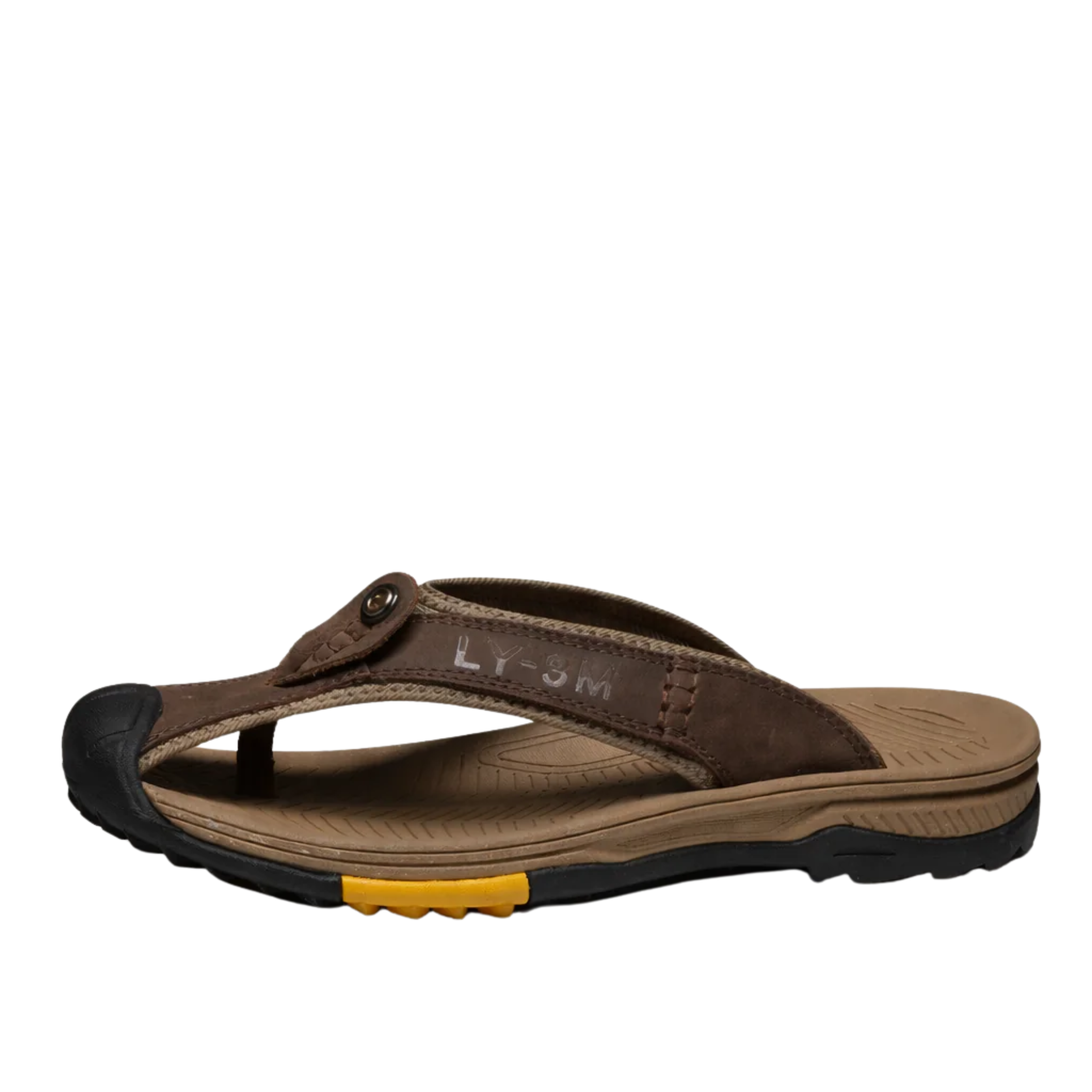 Tongs de plage homme — sandales à entre-doigt antidérapantes — été