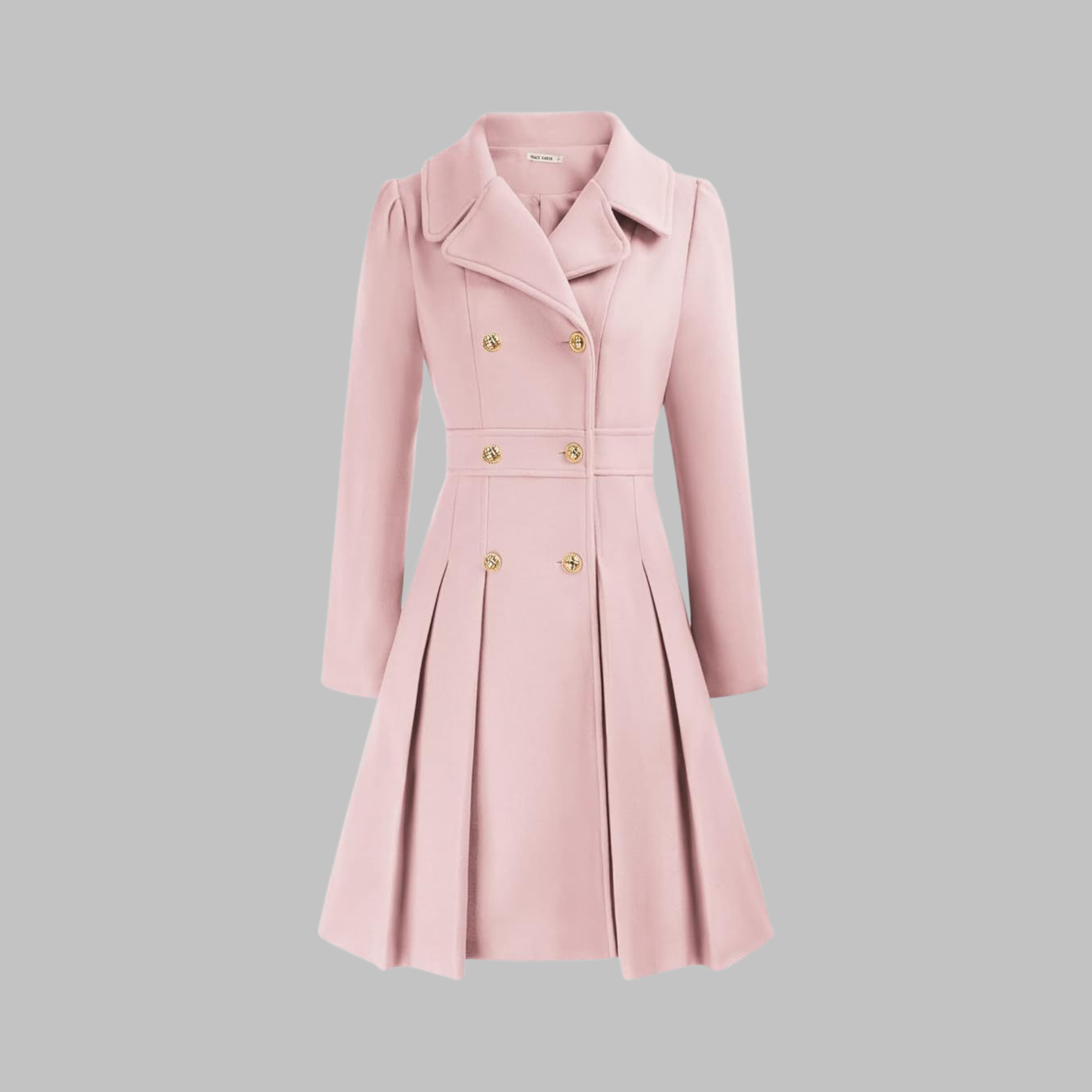 Women's Double-Breasted Coat – Classic Cut and Timeless Elegance