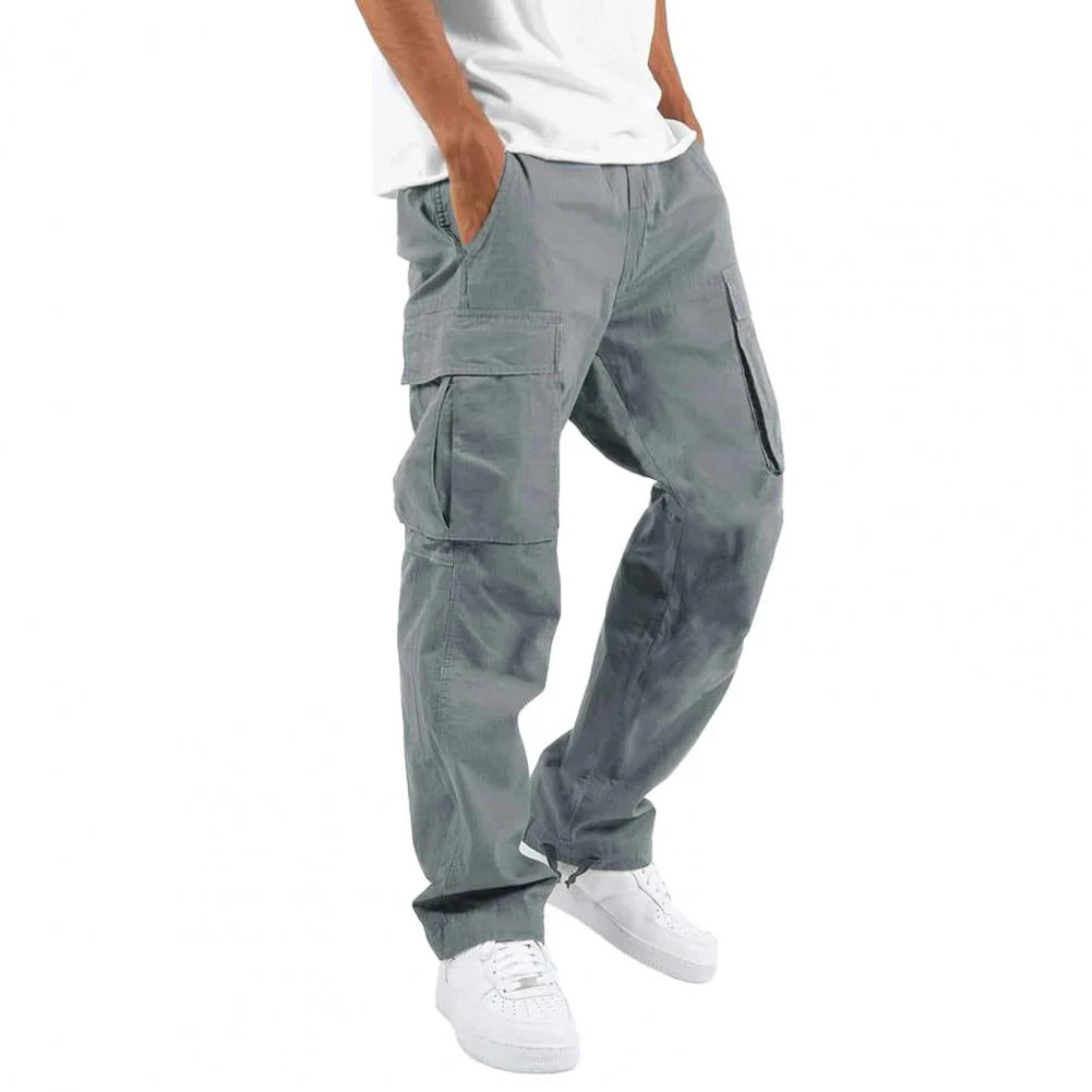 Pantalon cargo homme — coupe décontractée — usage quotidien