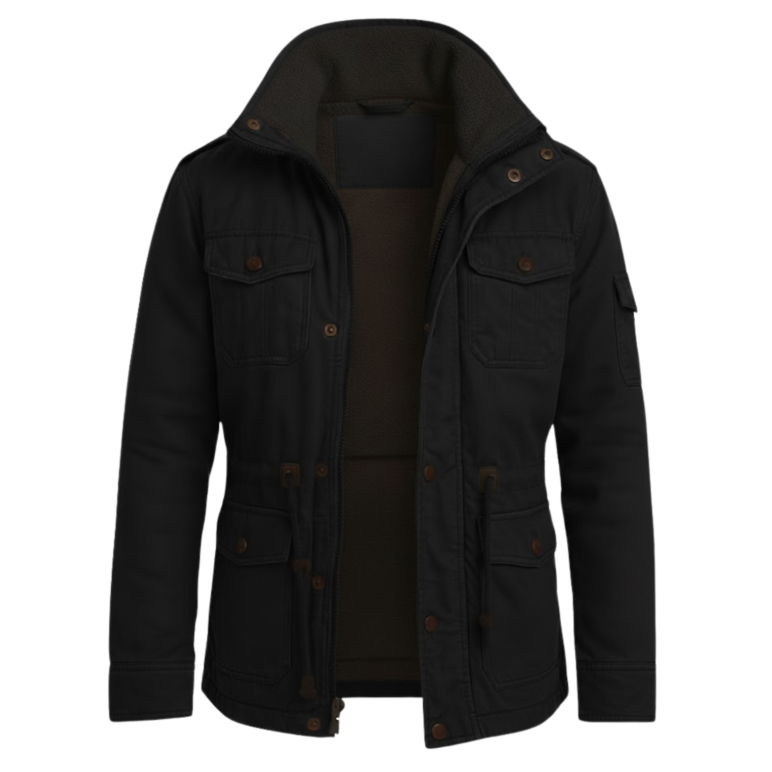 Manteaux d’hiver à capuche pour hommes, vêtements de travail tactiques en coton épais et pelucheux, blousons tactiques bomber