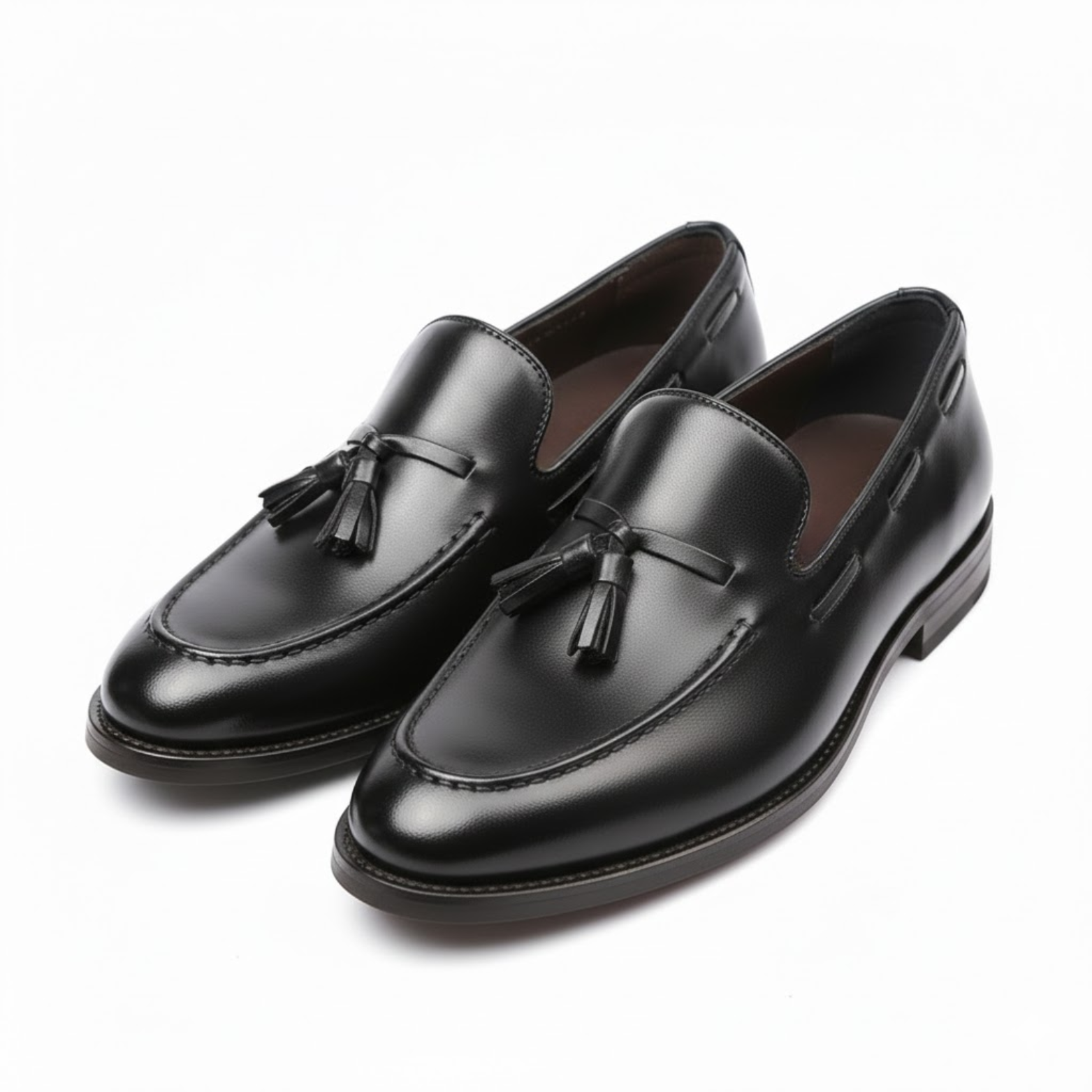 Mocassins à pampilles en cuir pour homme chaussures habillées de style britannique