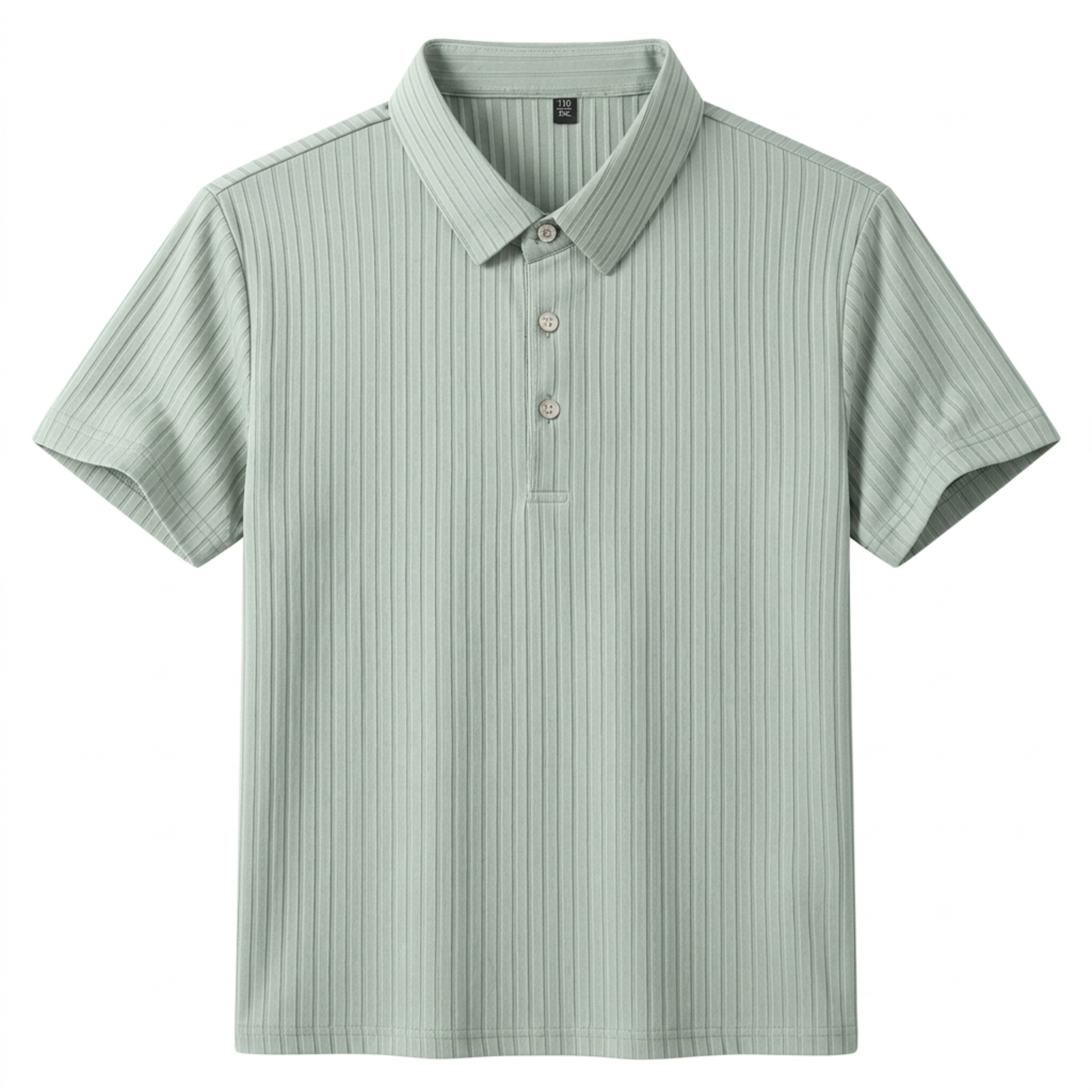 Polo pour homme — maille texturée — style décontracté