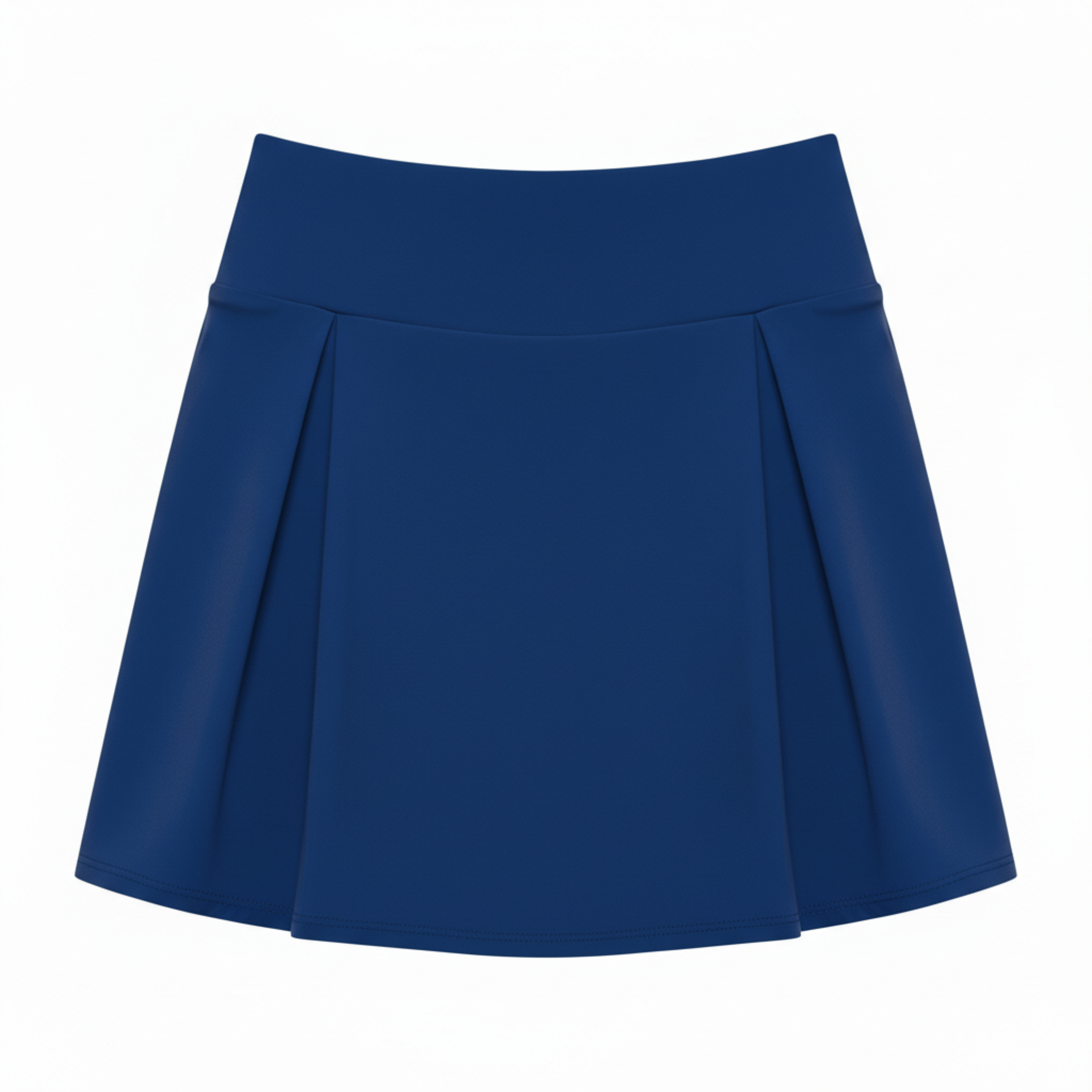 Mini-jupe-short taille haute pour femmes avec short intégré et haute extensibilité