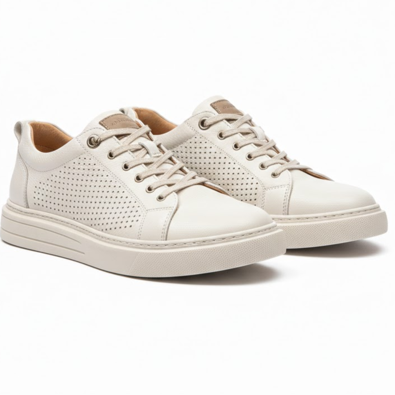 Baskets de ville pour homme en cuir véritable chaussures de marche décontractées